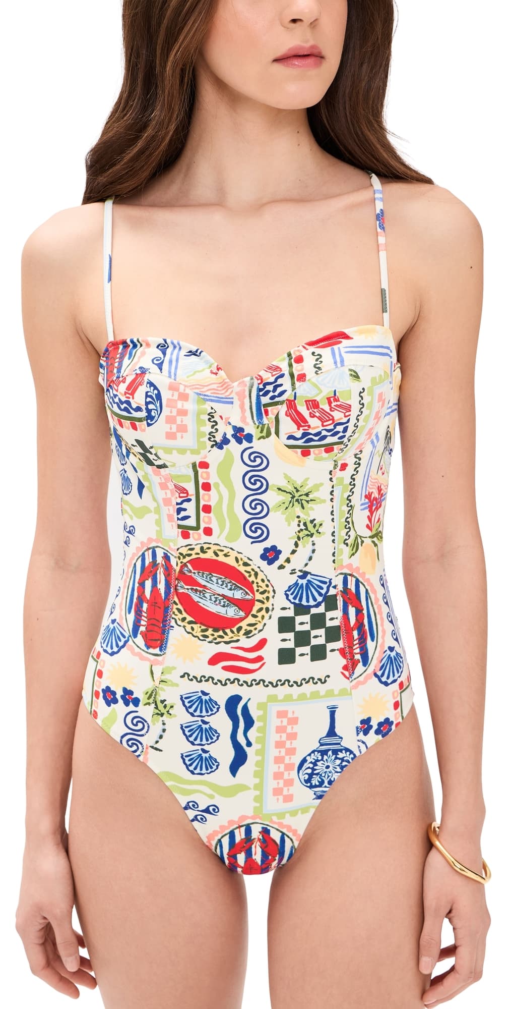 Hunter Bell Underwire One Piece Coastal Conversation