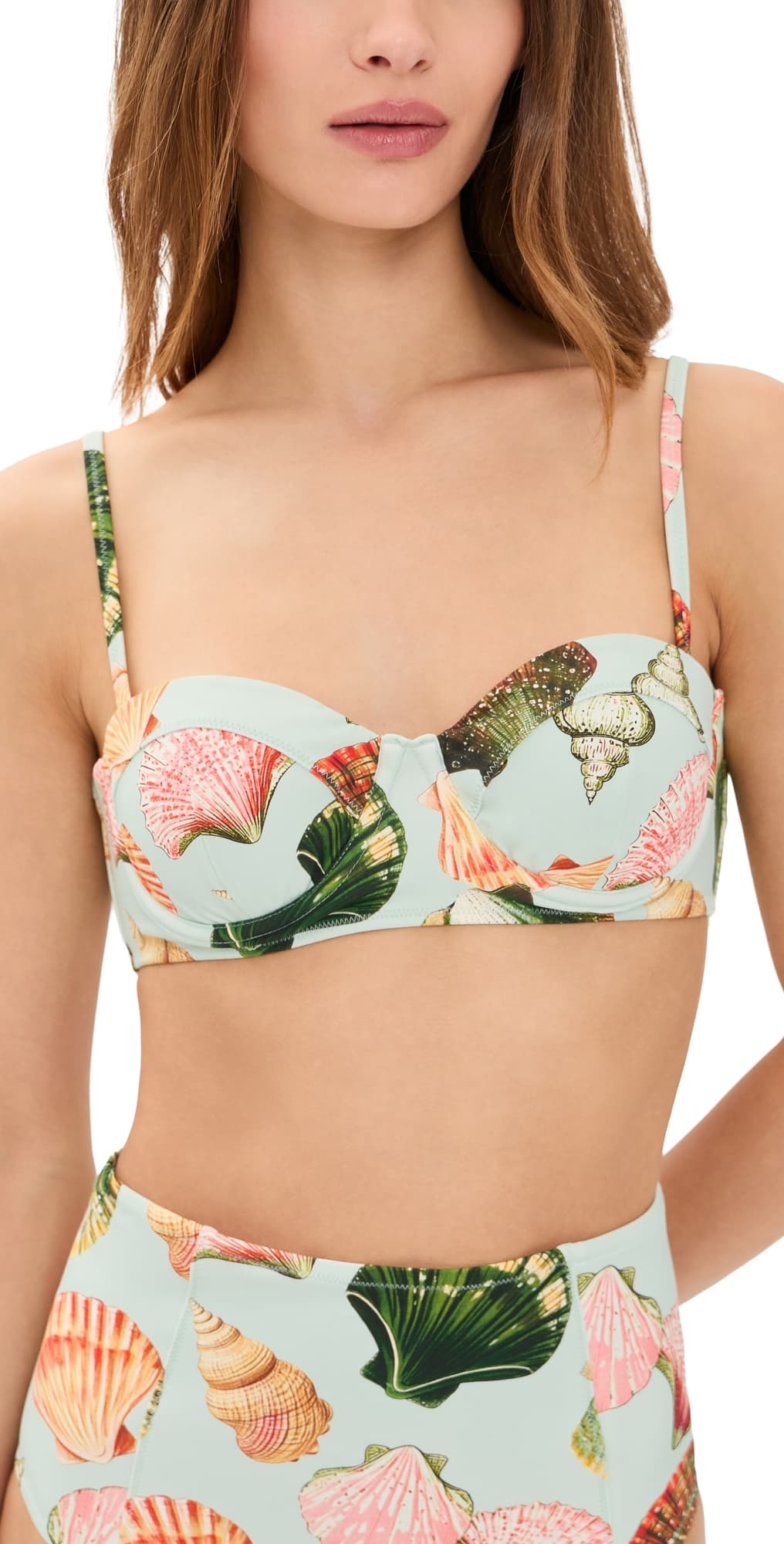 Hunter Bell Bermuda Bikini Top Somers Shell Mint
