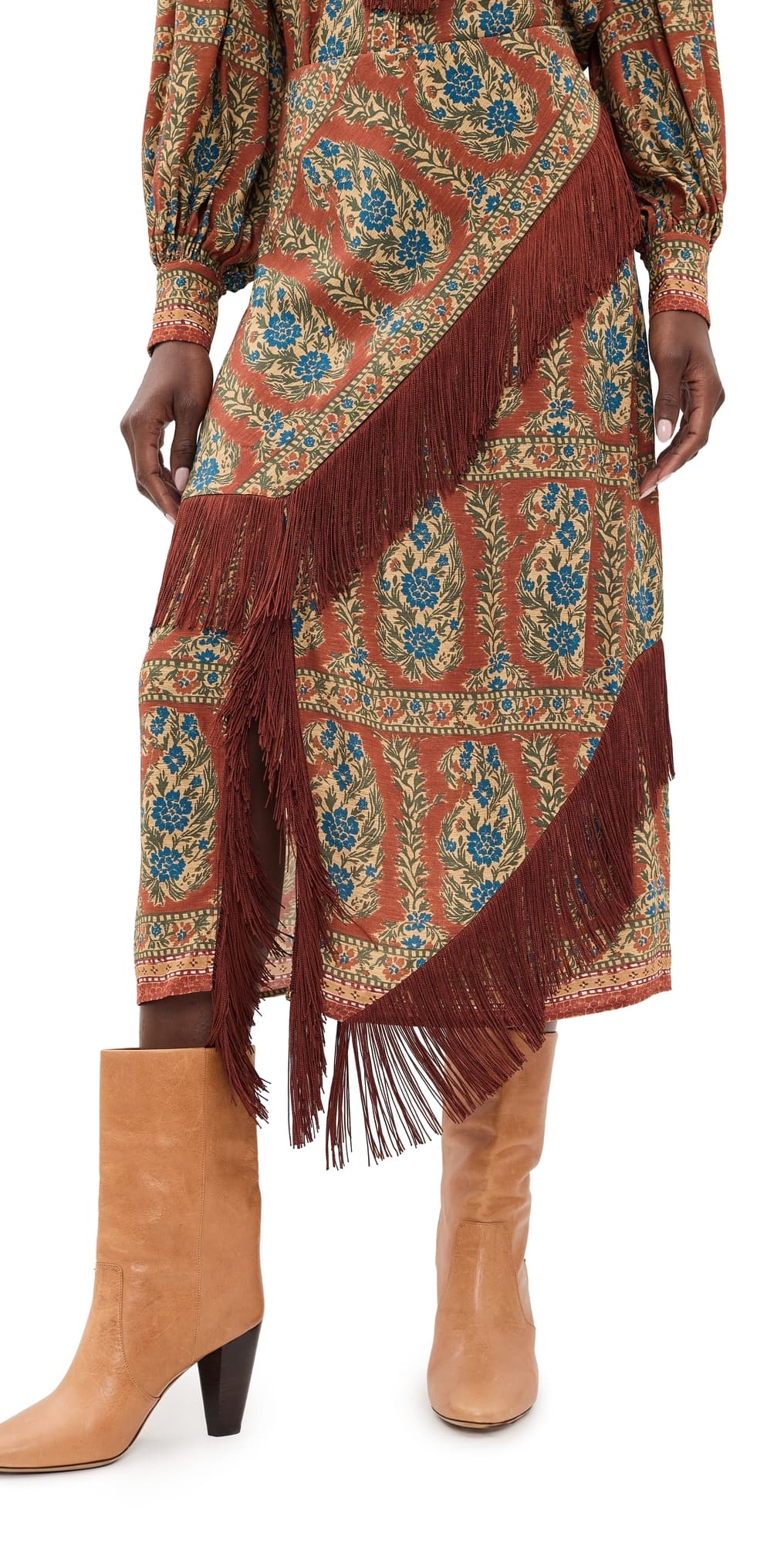 Hunter Bell Allyne Skirt Amber Glen Brown