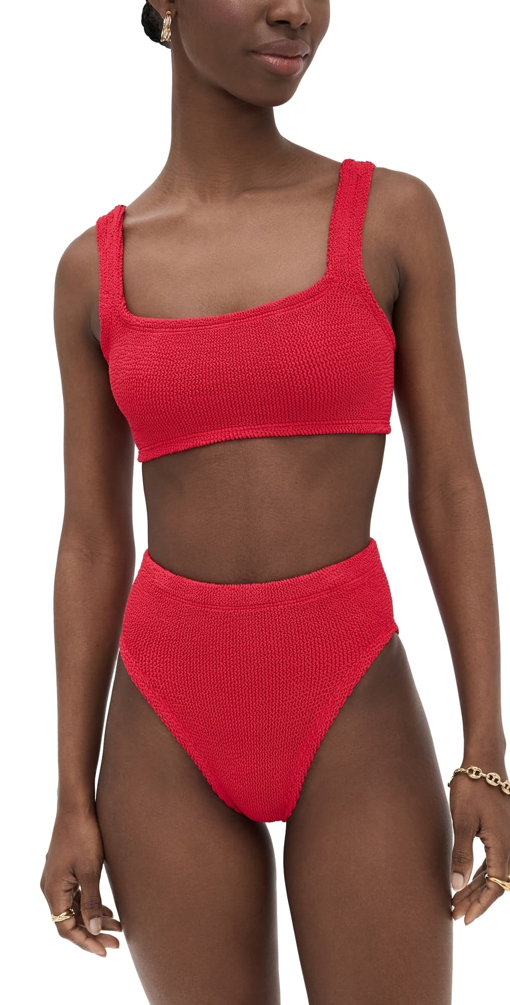Hunza G Patricia Bikini Set Red · One Size