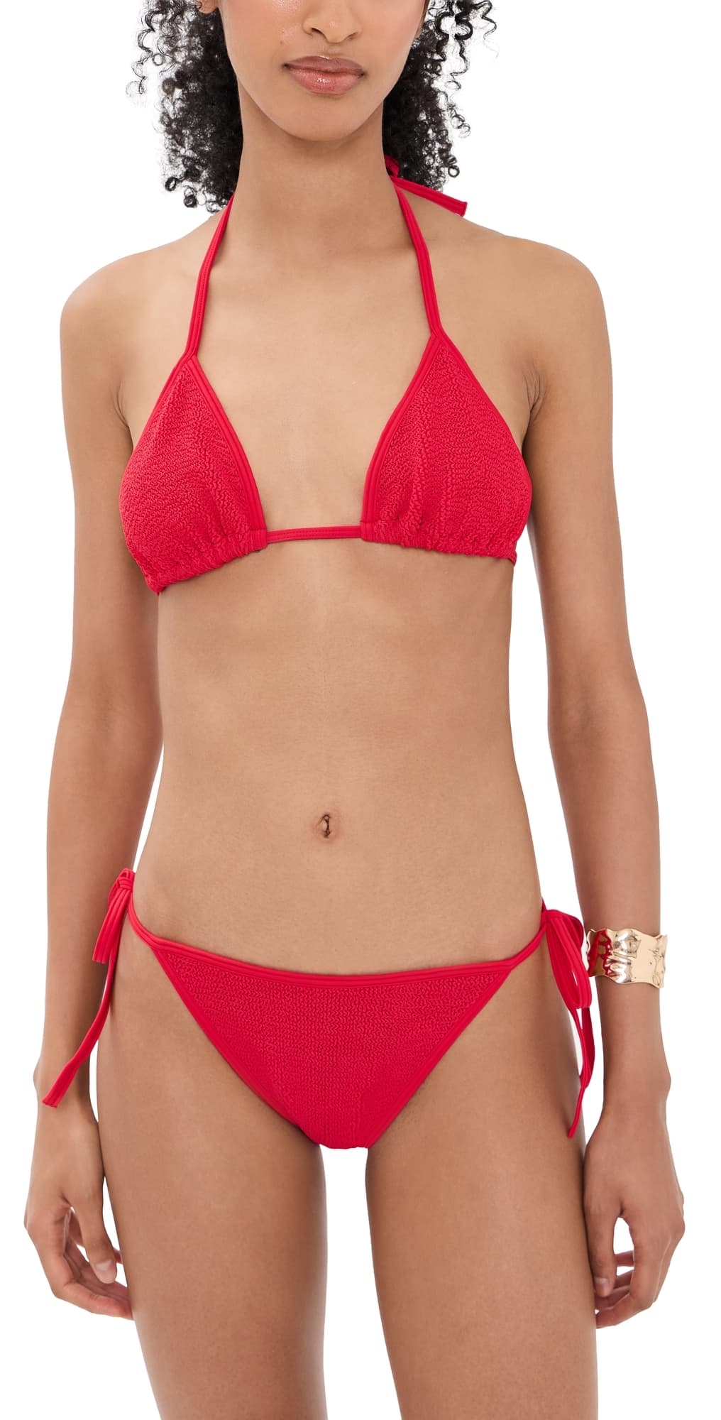 Hunza G String Bikini Set Red/Dtm