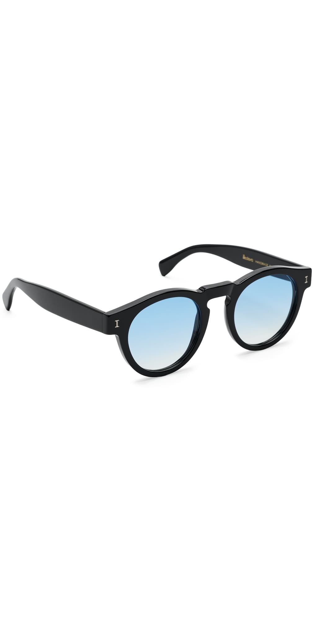 Illesteva Leonard Sunglass Black w/ Blue Gradient · One Size