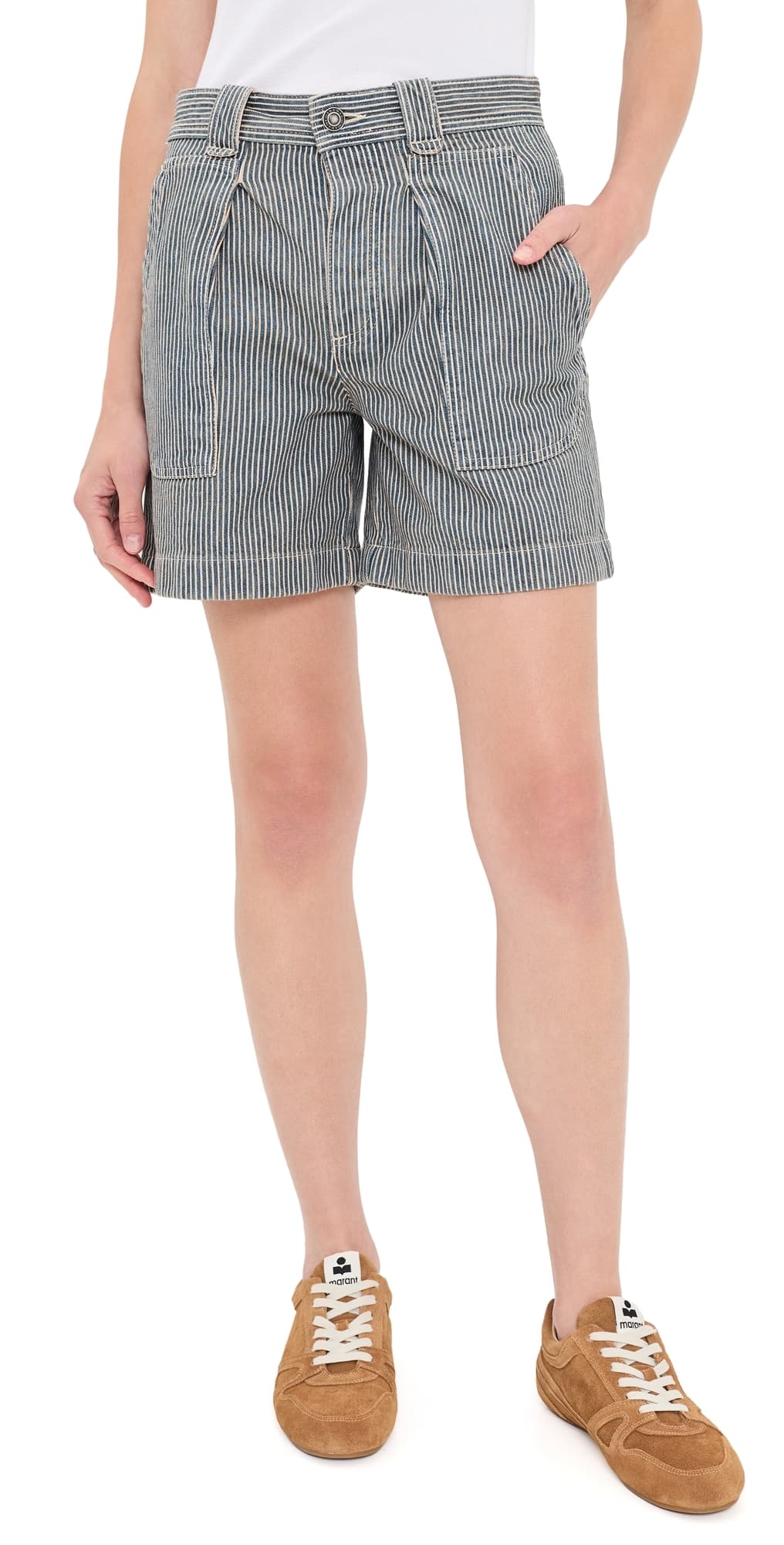Isabel Marant Étoile Eveja Shorts Blue/White
