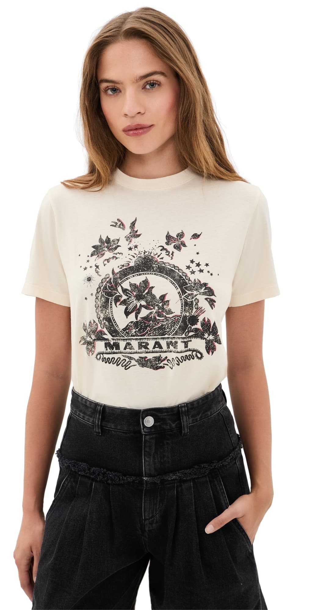 Isabel Marant Étoile Zewel Tee Ecru
