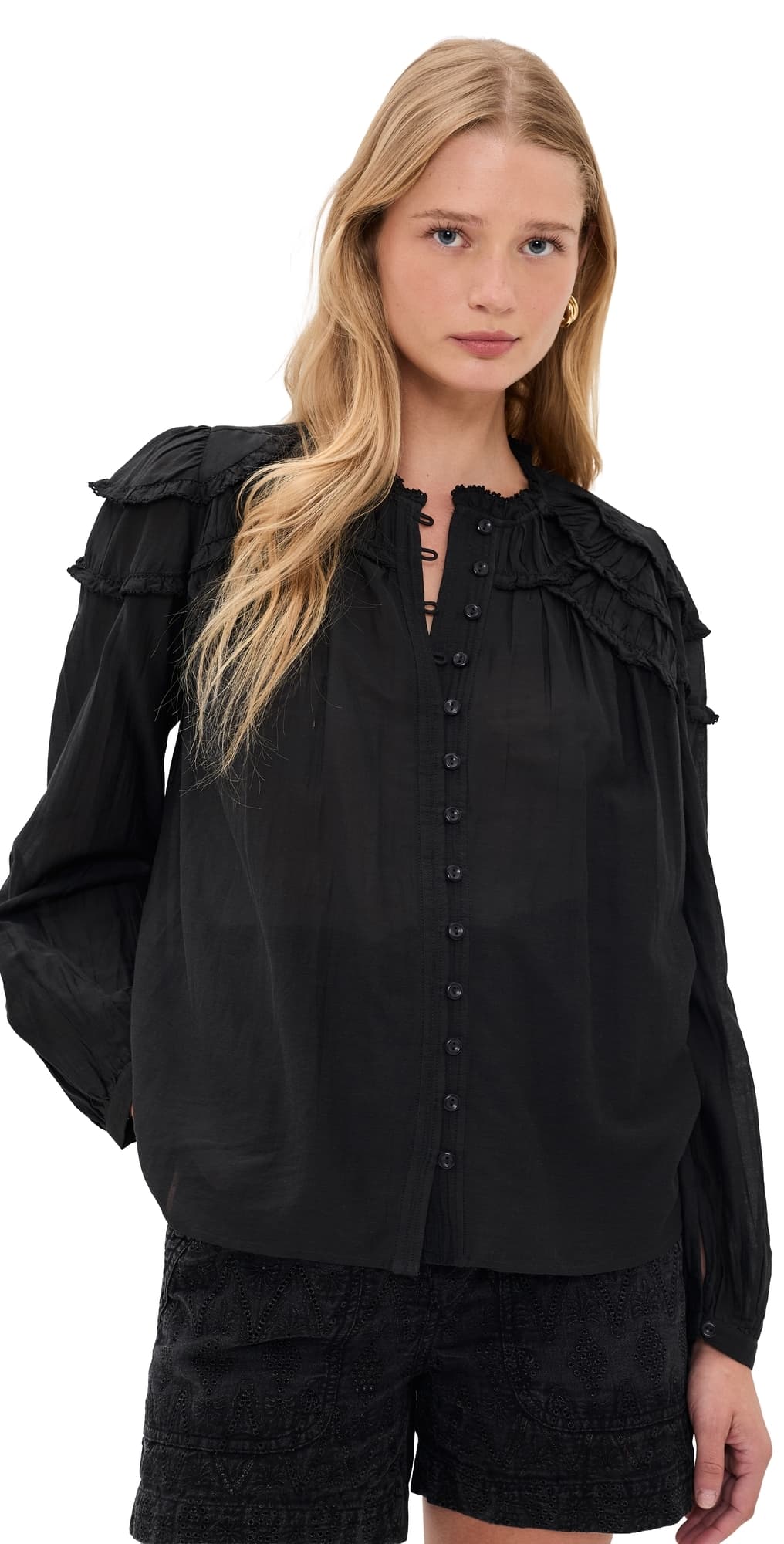 Isabel Marant Étoile Christa Top Black