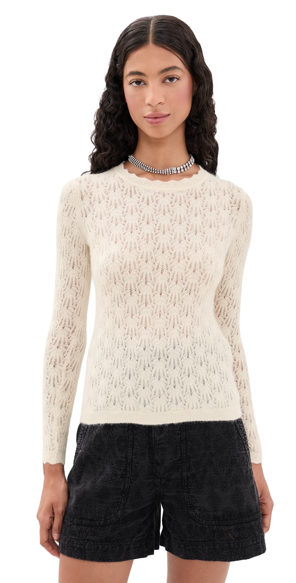 Isabel Marant Étoile Obeline Alpaca Sweater Ecru