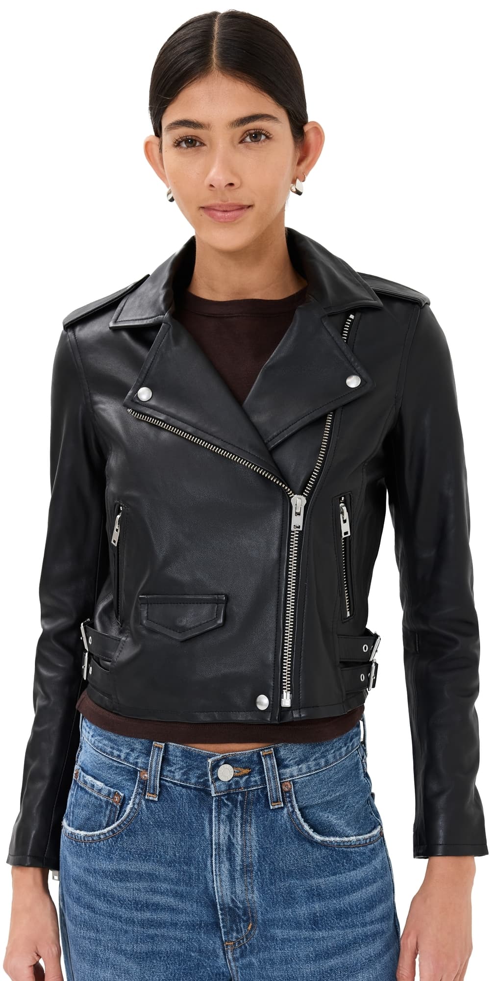 IRO Ashville Leather Jacket Black