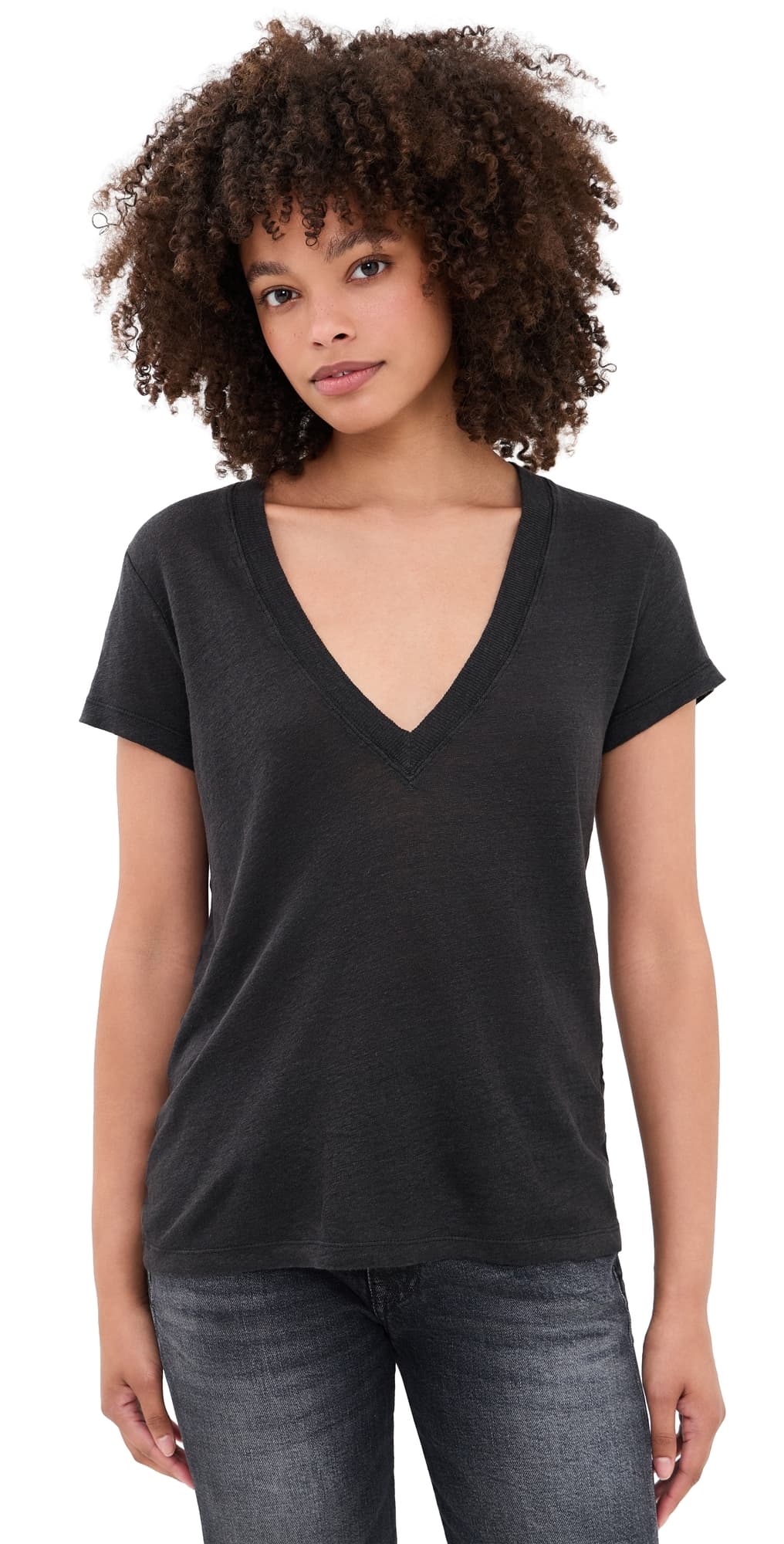 IRO Rodeo Linen Tee Black