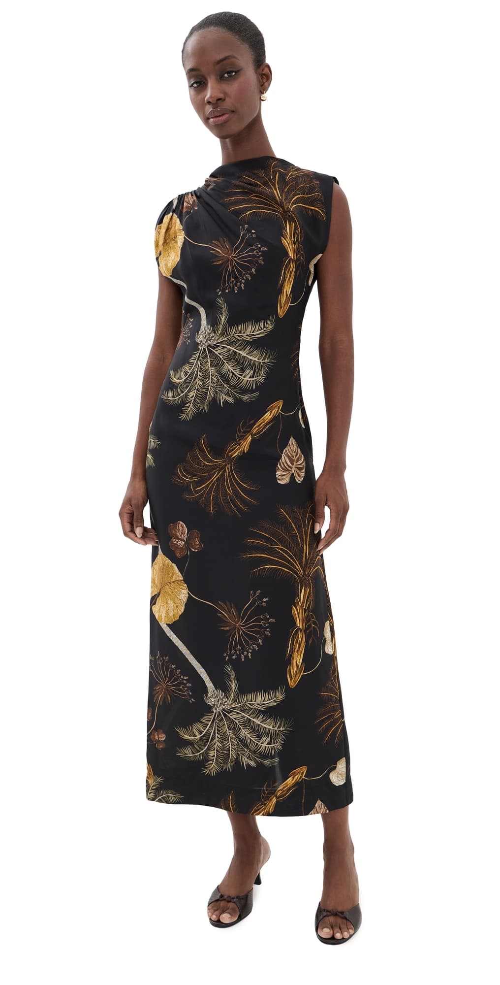 Isla & White Diana Midi Dress Malibu