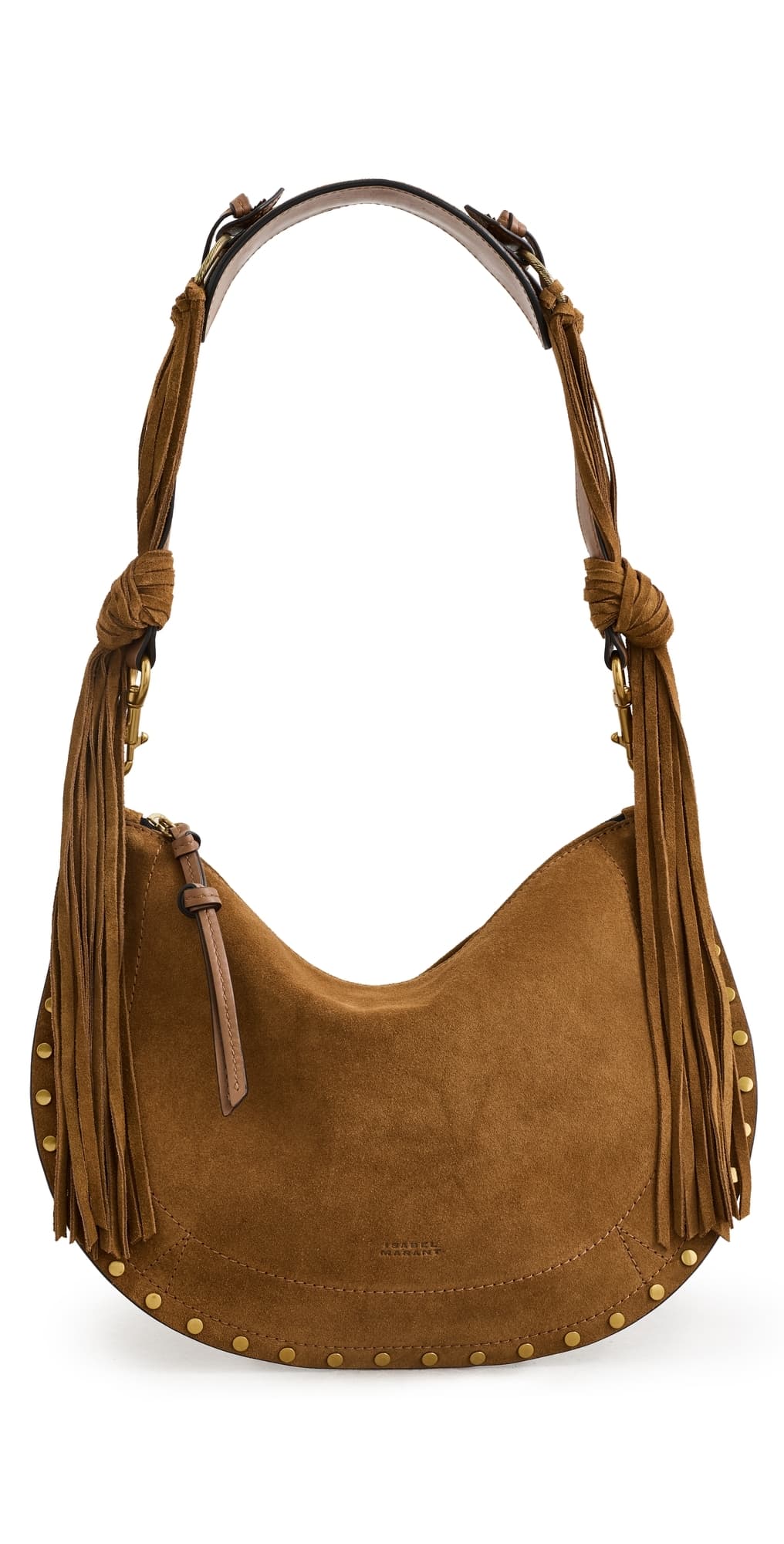 Isabel Marant Oskan Soft Zip Bag Cognac