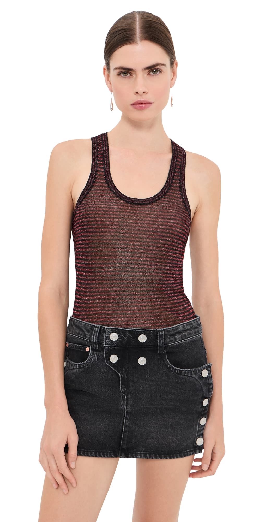 Isabel Marant Cevara Shirt Black/Red