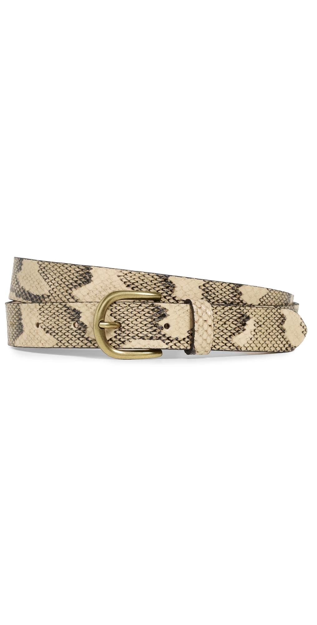 Isabel Marant Depson Belt Zebra/Palladium