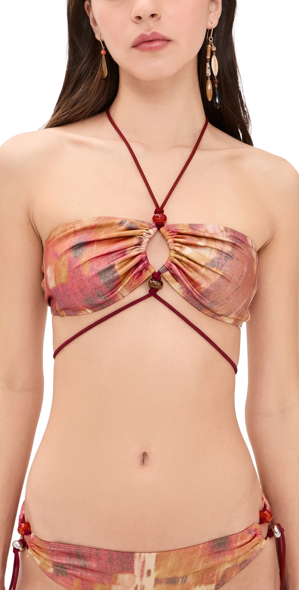 Isabel Marant Analia Bikini Top Orange