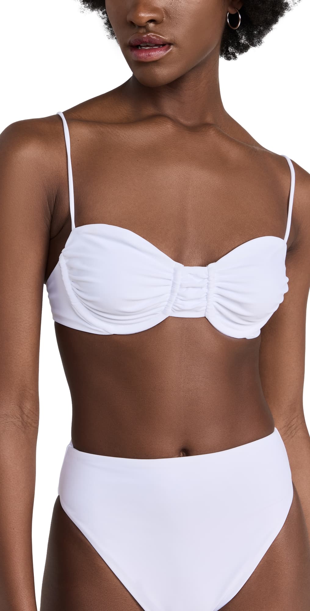 JADE Swim Mia Bikini Top White