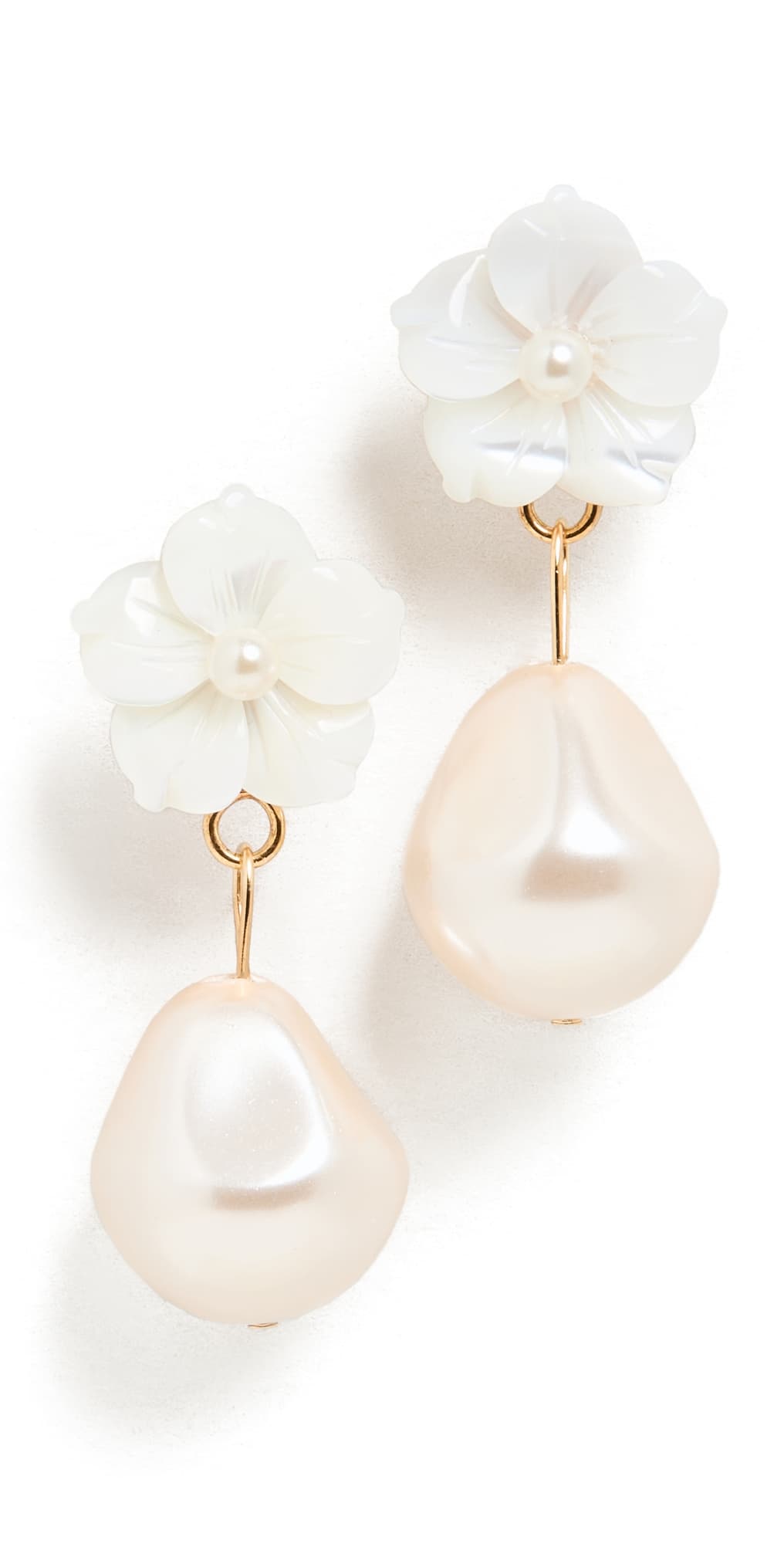 Jennifer Behr Minna Earring Mother of Pearl