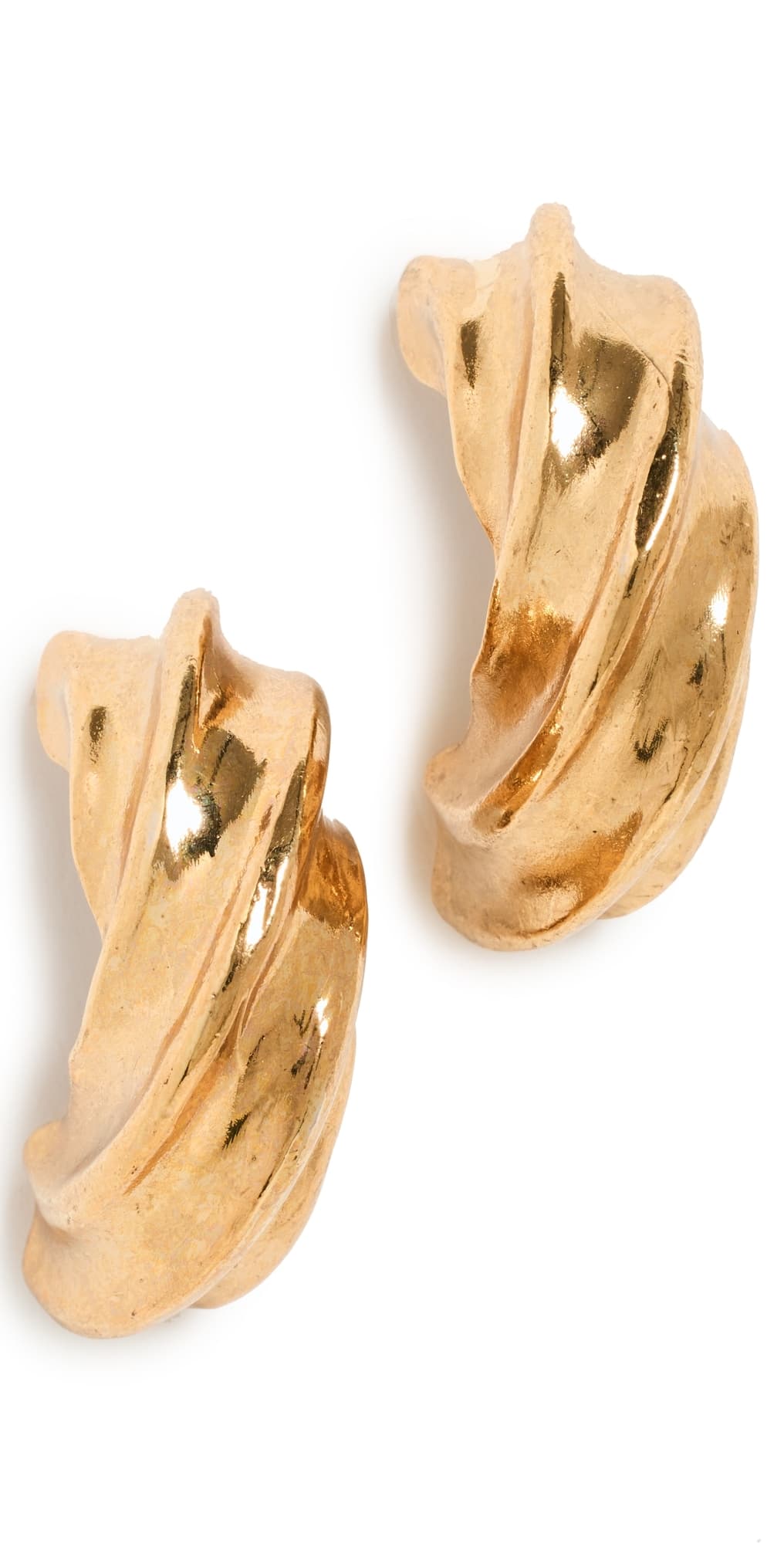 Jennifer Behr Aaryn Hoop Earrings Gold
