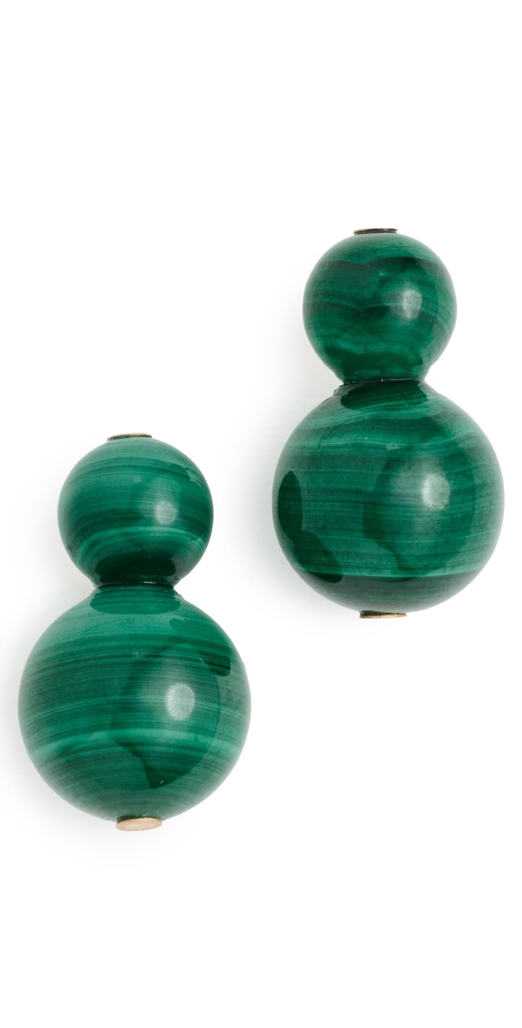 Jennifer Behr Cara Earrings Malachite