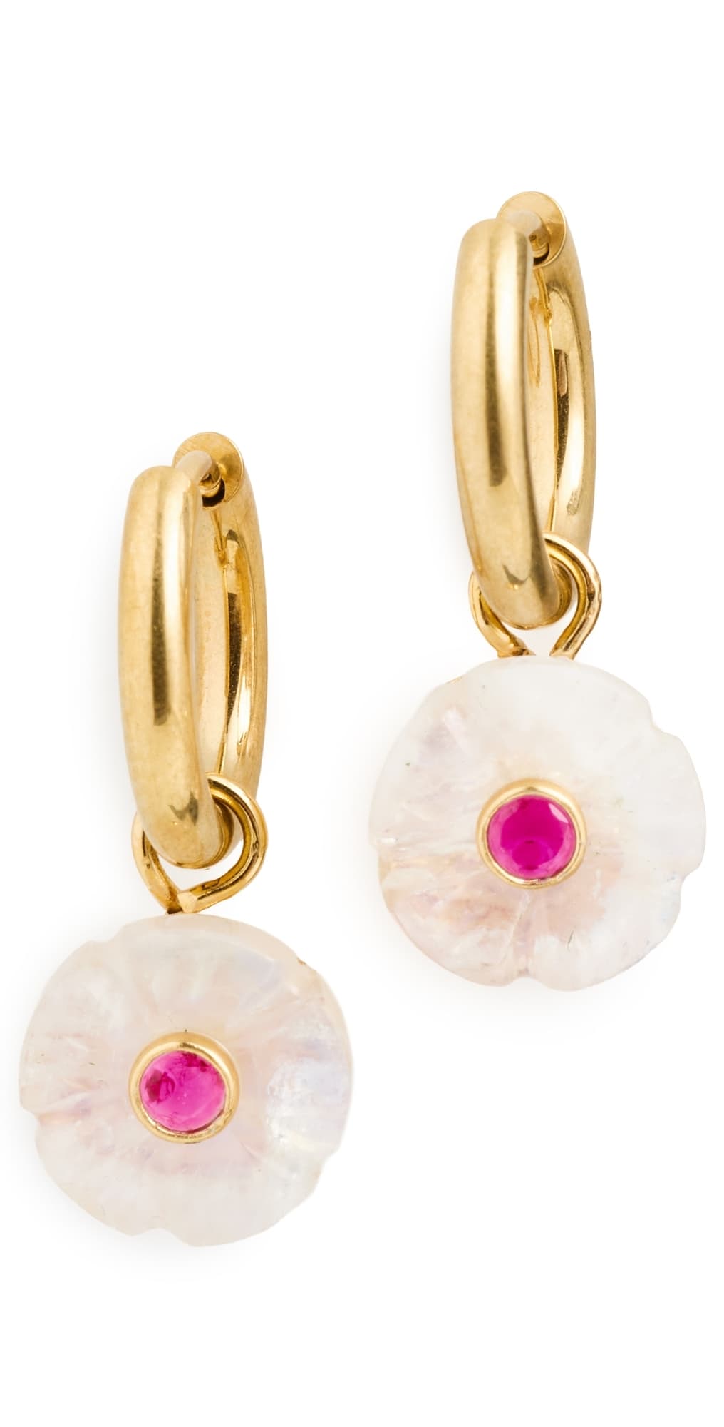 Jennifer Behr Lillian Earrings Moonstone
