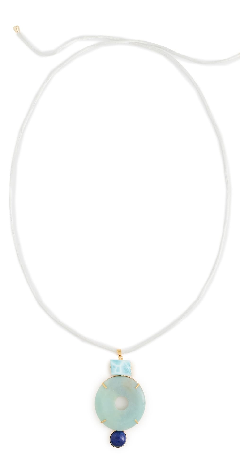 Jennifer Behr Devon Necklace Aquamarine