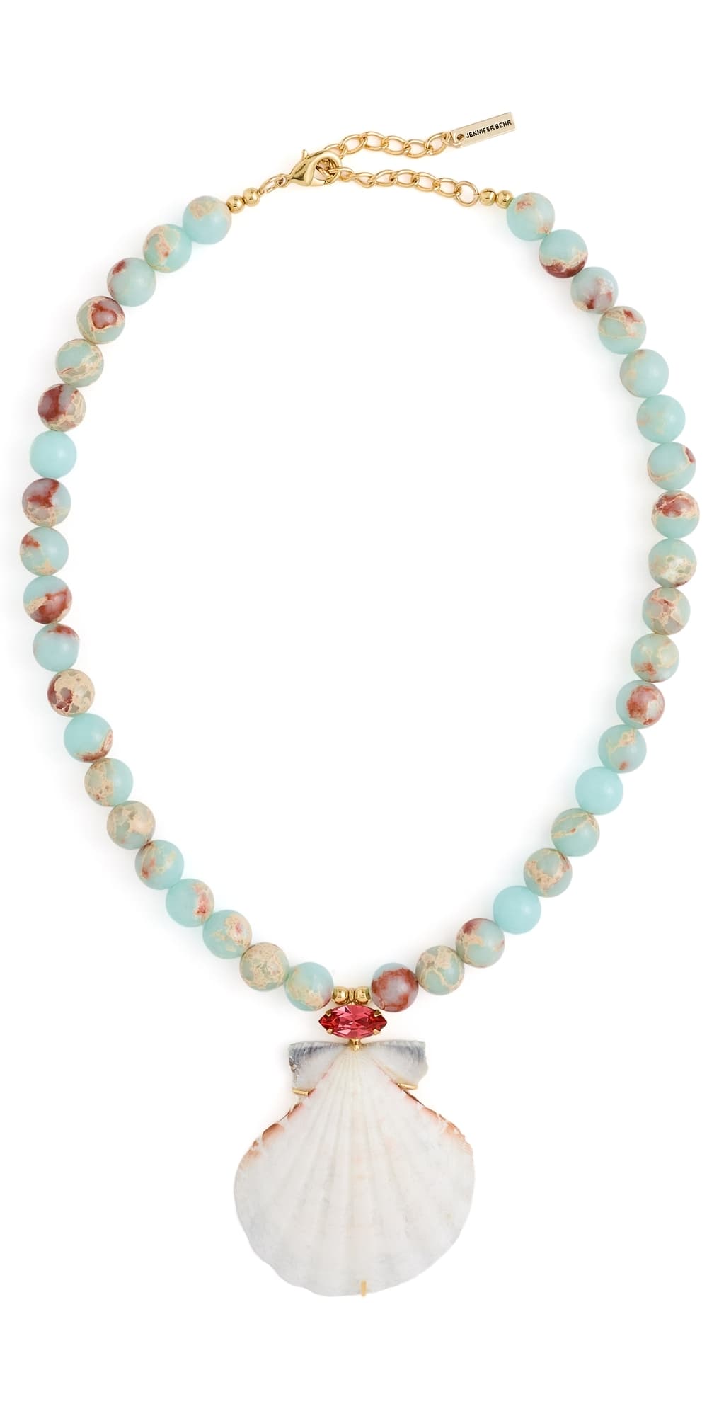 Jennifer Behr Adena Necklace Snake Agate