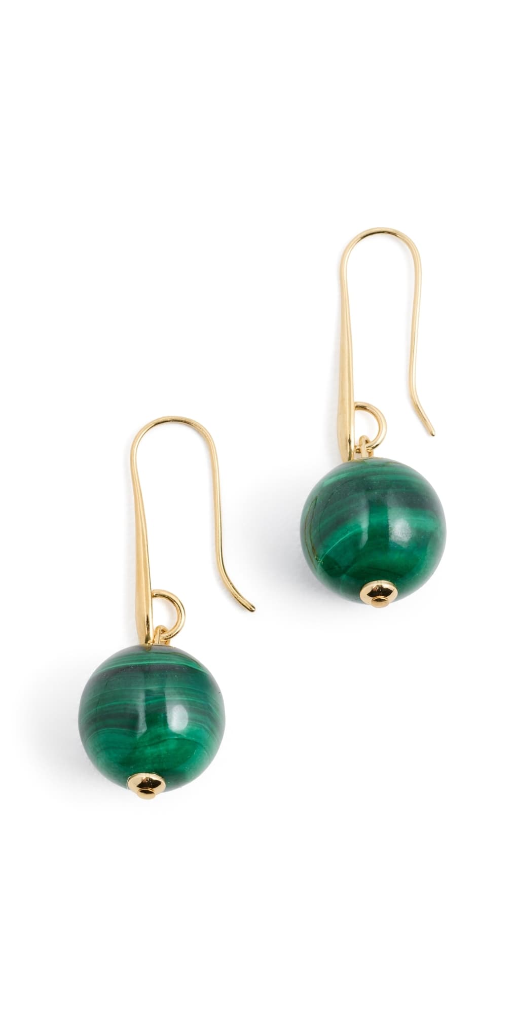 Jennifer Behr Serenity Earrings Malachite