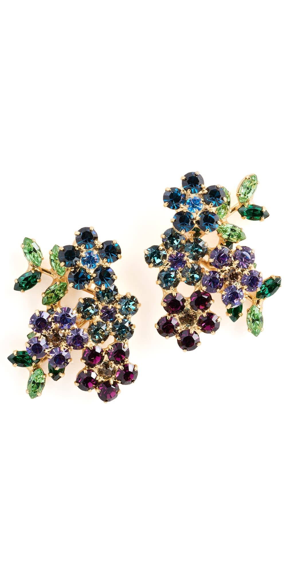 Jennifer Behr Isobel Earrings Peacock · One Size