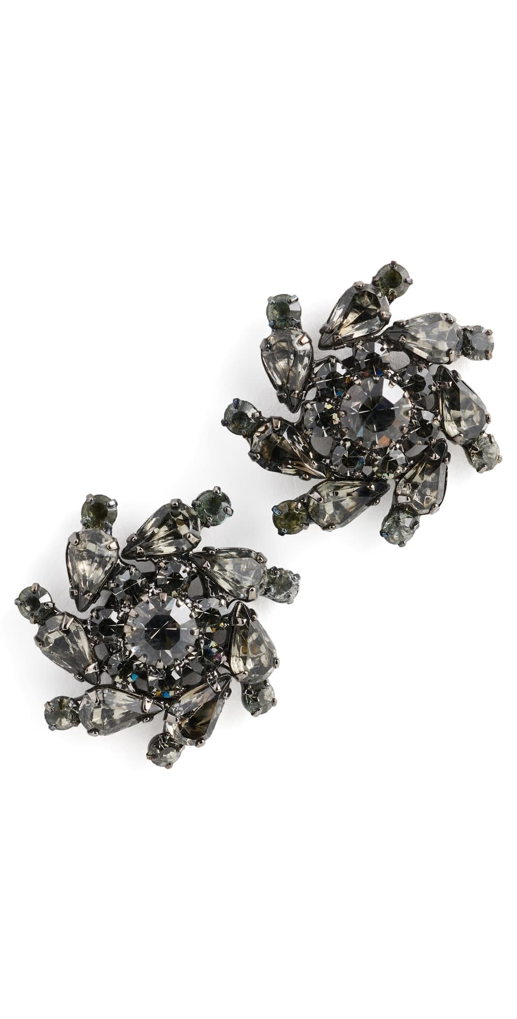 Jennifer Behr Shereen Stud Earrings Black Diamond · One Size