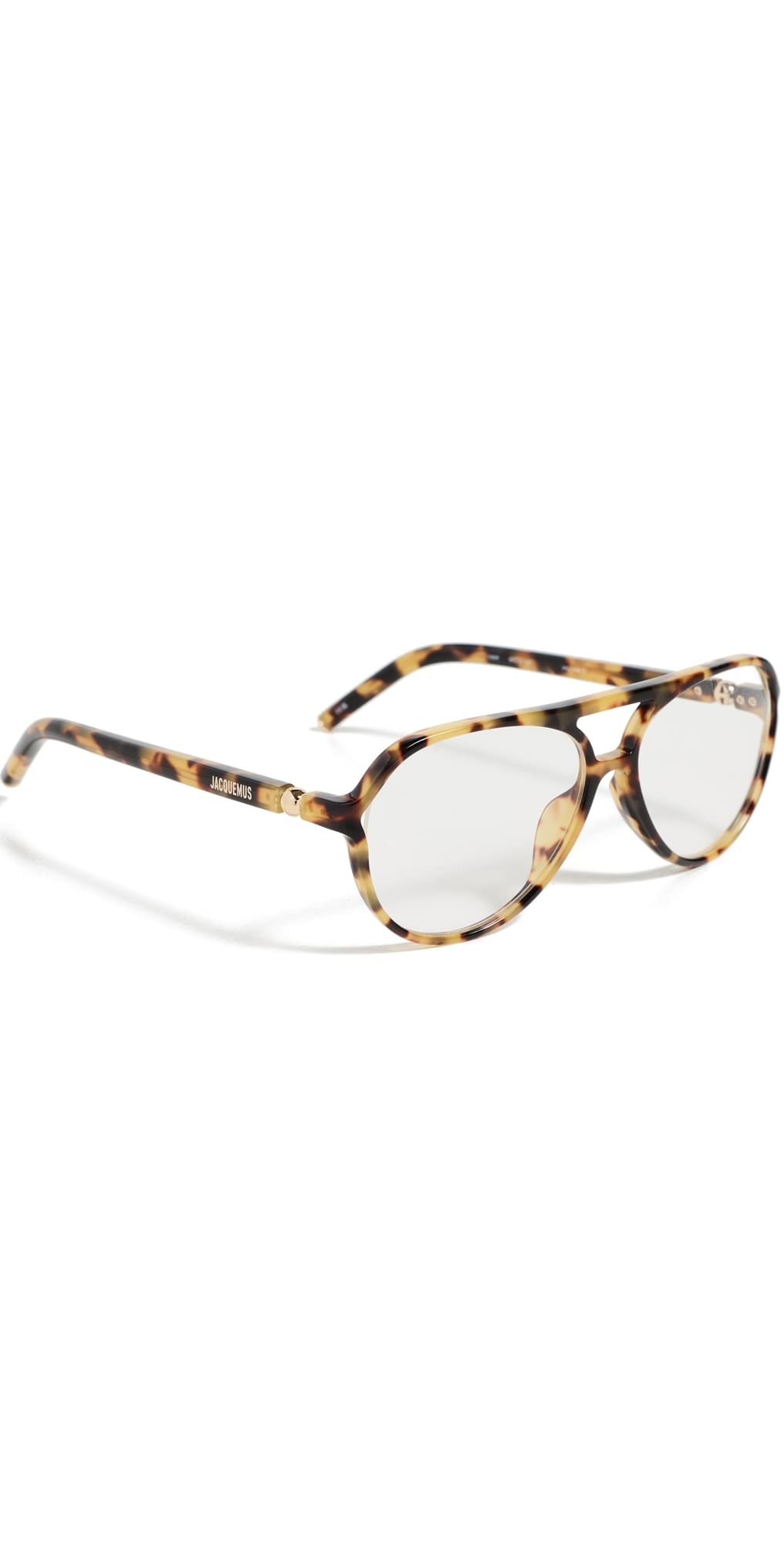 Jacquemus Aviator Eyeglasses Tortoiseshell/Light Gold/Optical