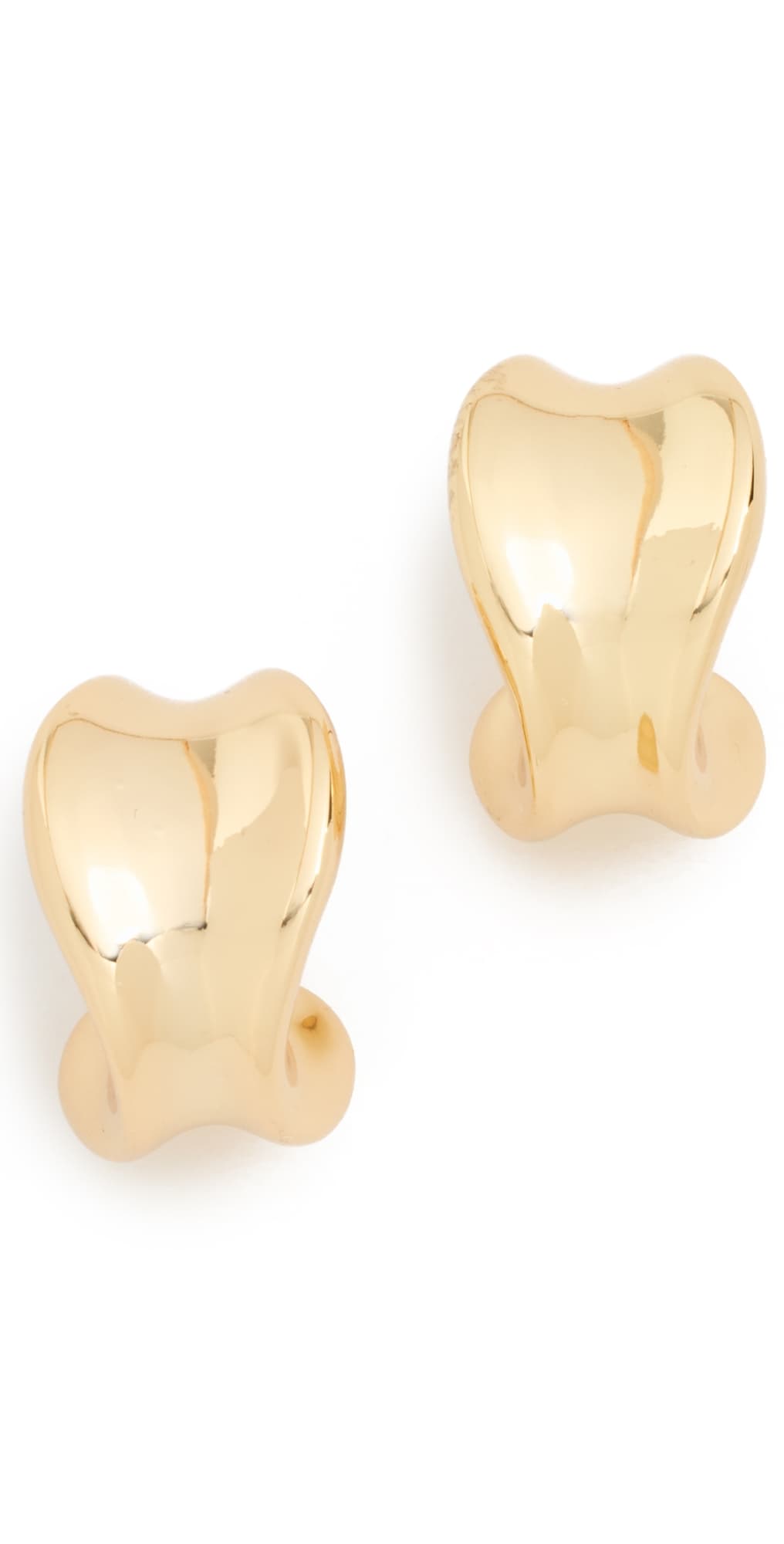 JENNY BIRD Chunky Doune Hoops High Polish Gold · One Size