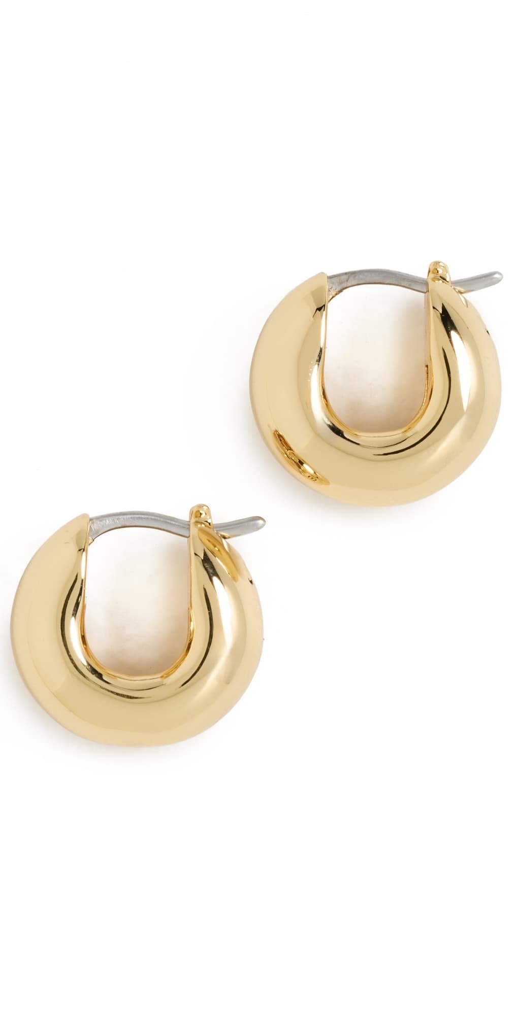 JENNY BIRD Mini Tome Hoop Earrings High Polish Gold · One Size