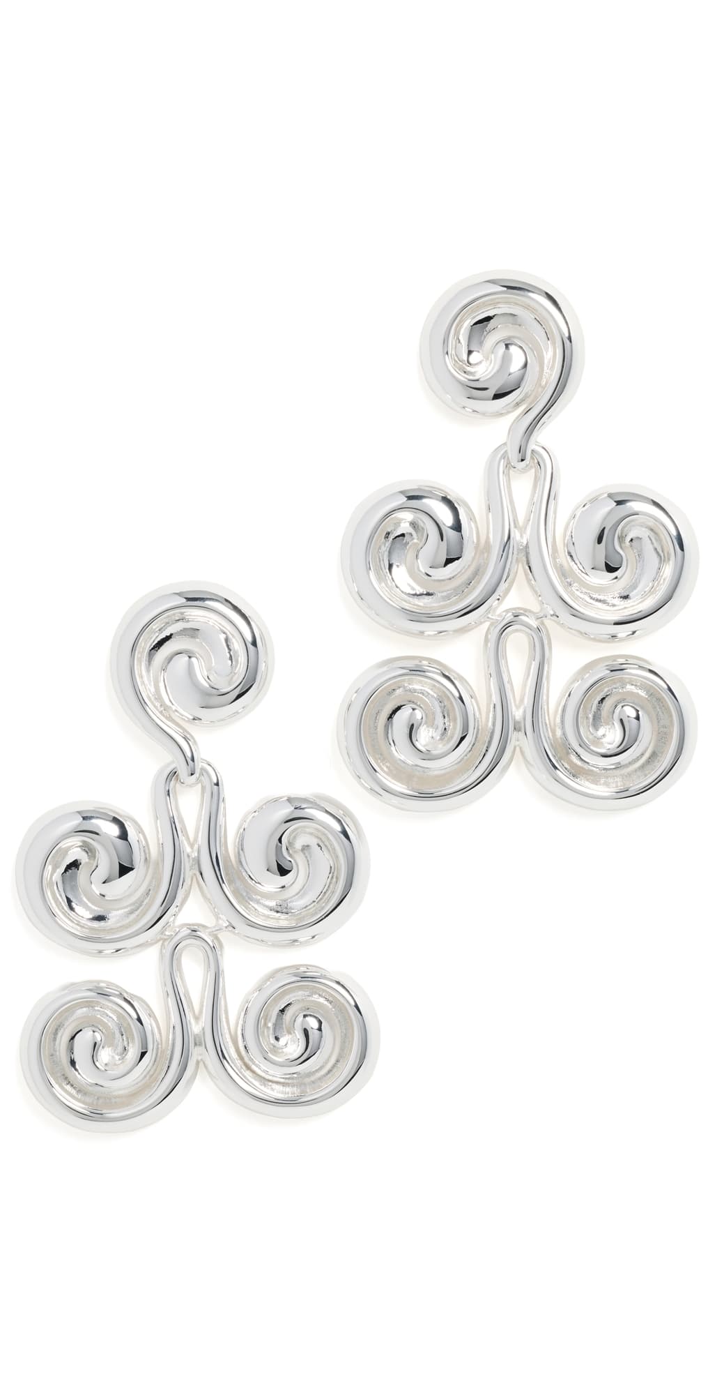 JENNY BIRD Mega Nico Earrings High Polish Silver · One Size