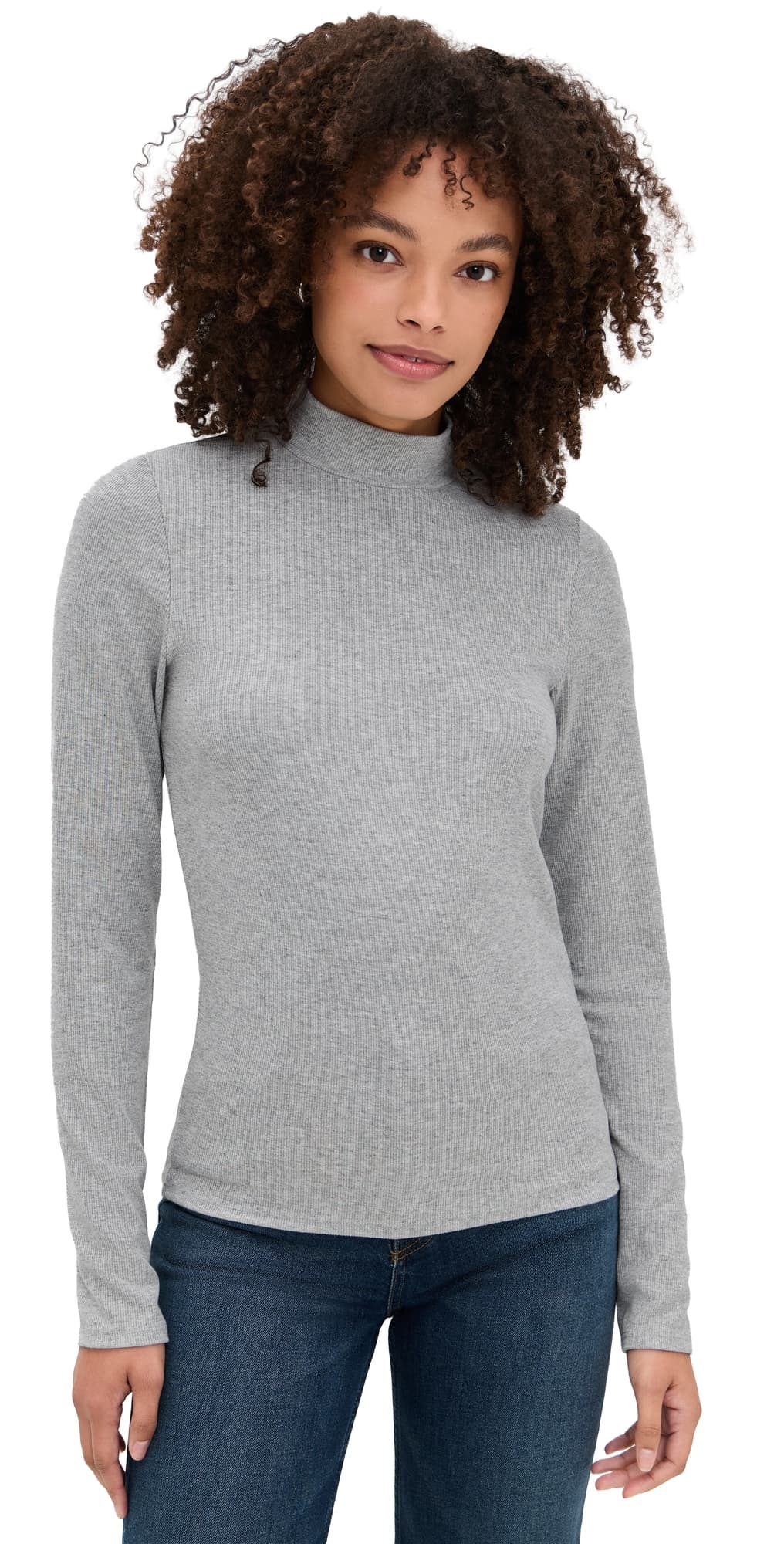 Jamie Haller The Mock Neck Heather Grey