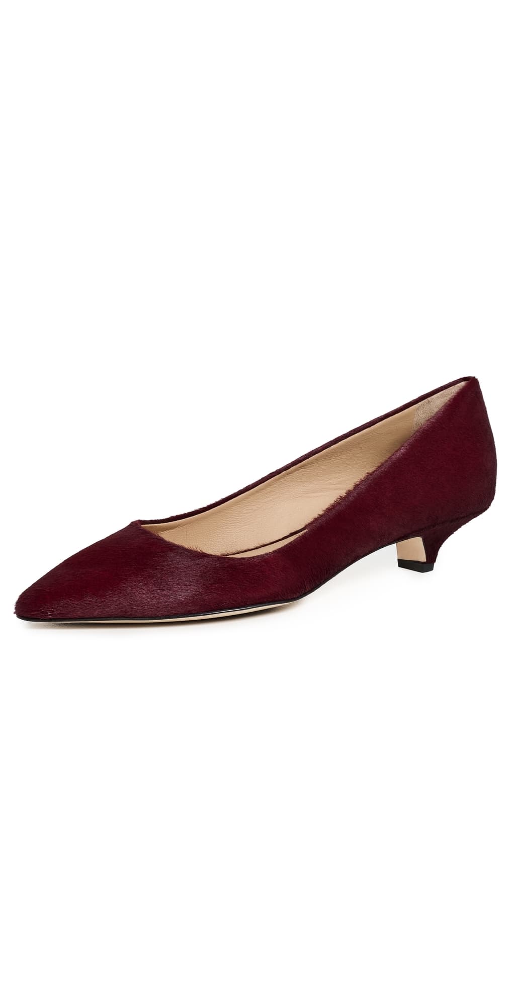 Jamie Haller The Kitty Point Heels Claret