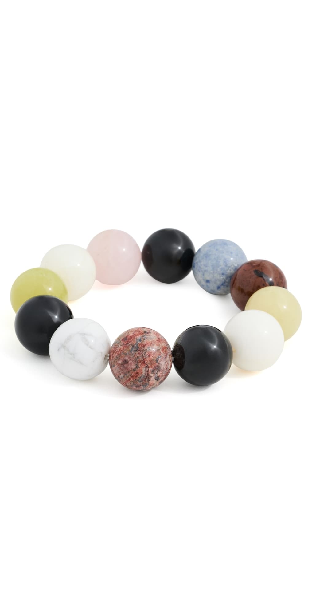 JIA JIA Multi Gemstone Jumbo Sphere Bracelet Rainbow