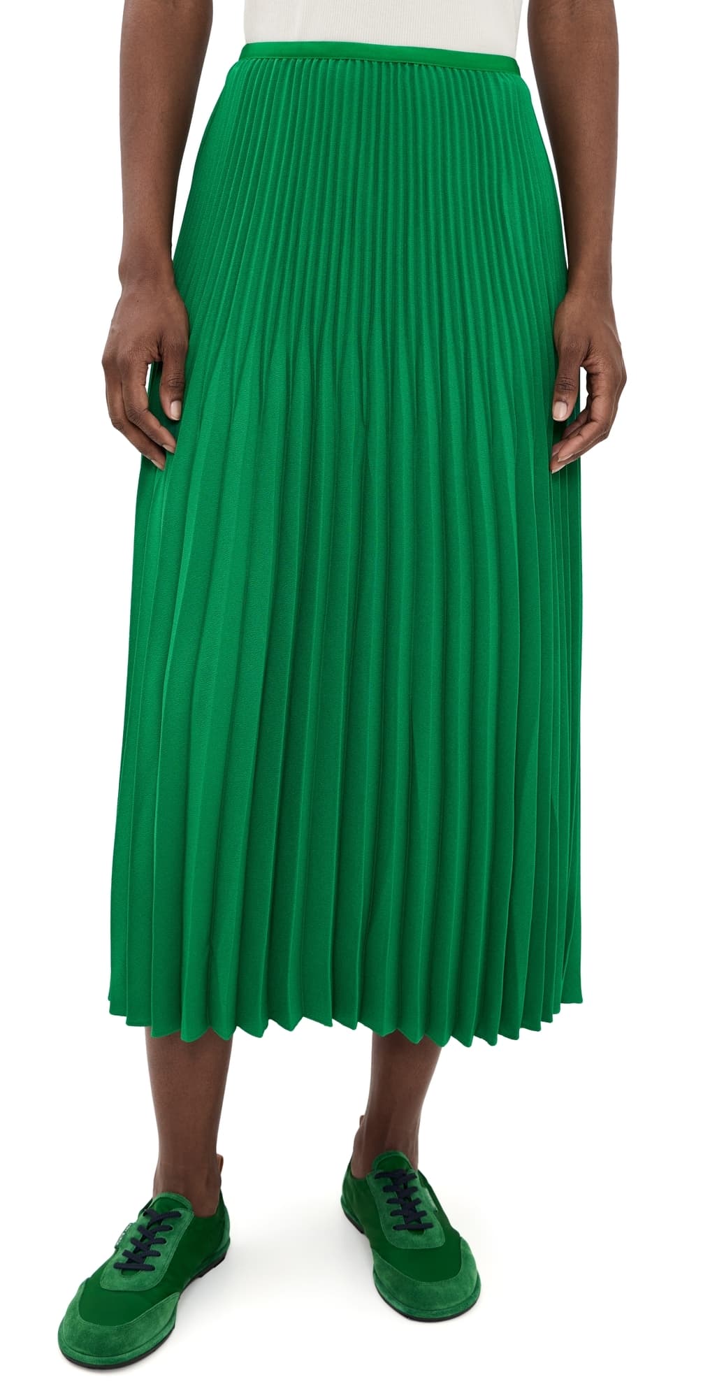 Jenni Kayne Pleated Skirt Green