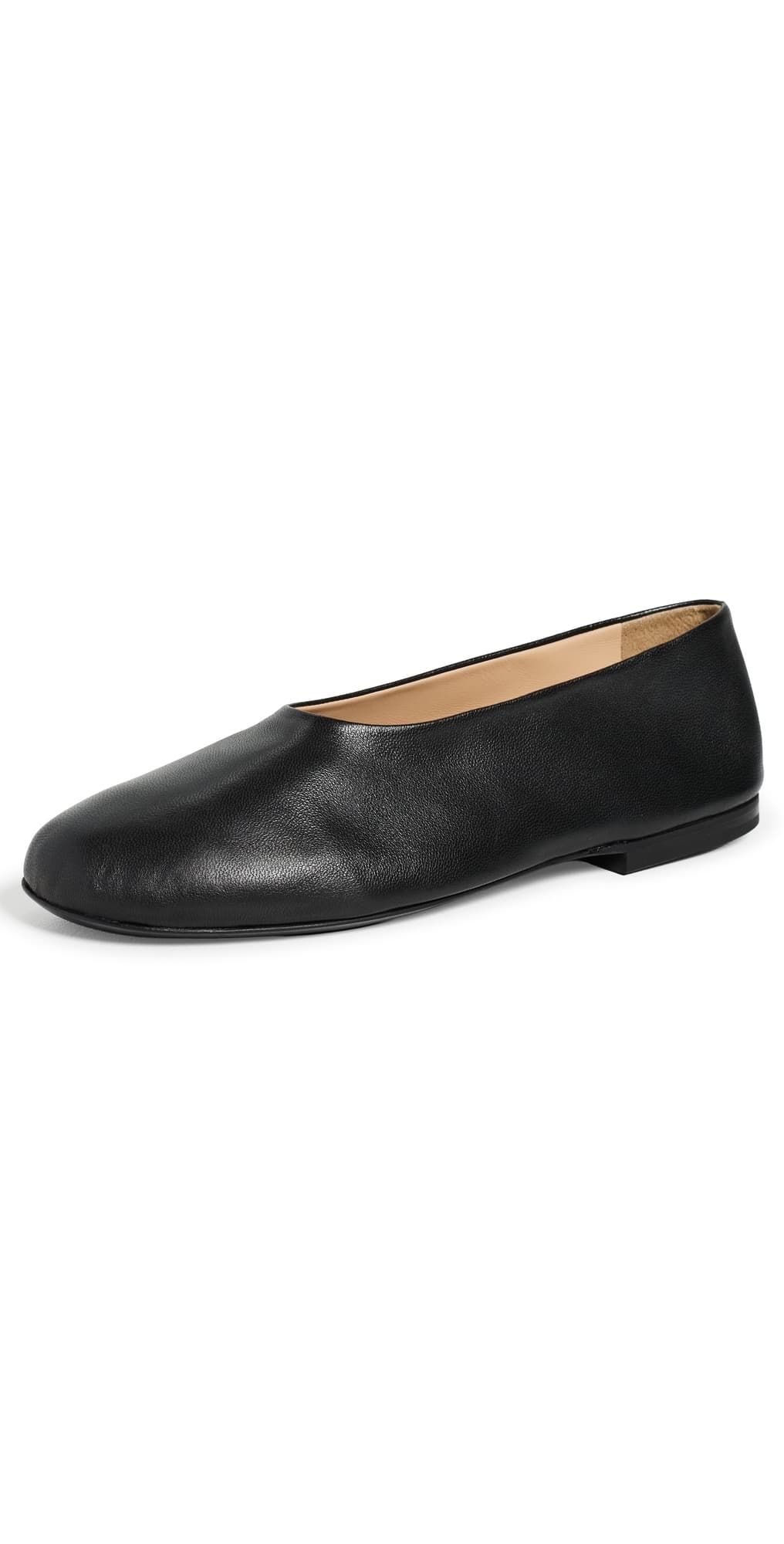 Jenni Kayne Leather Elodie Flats Black