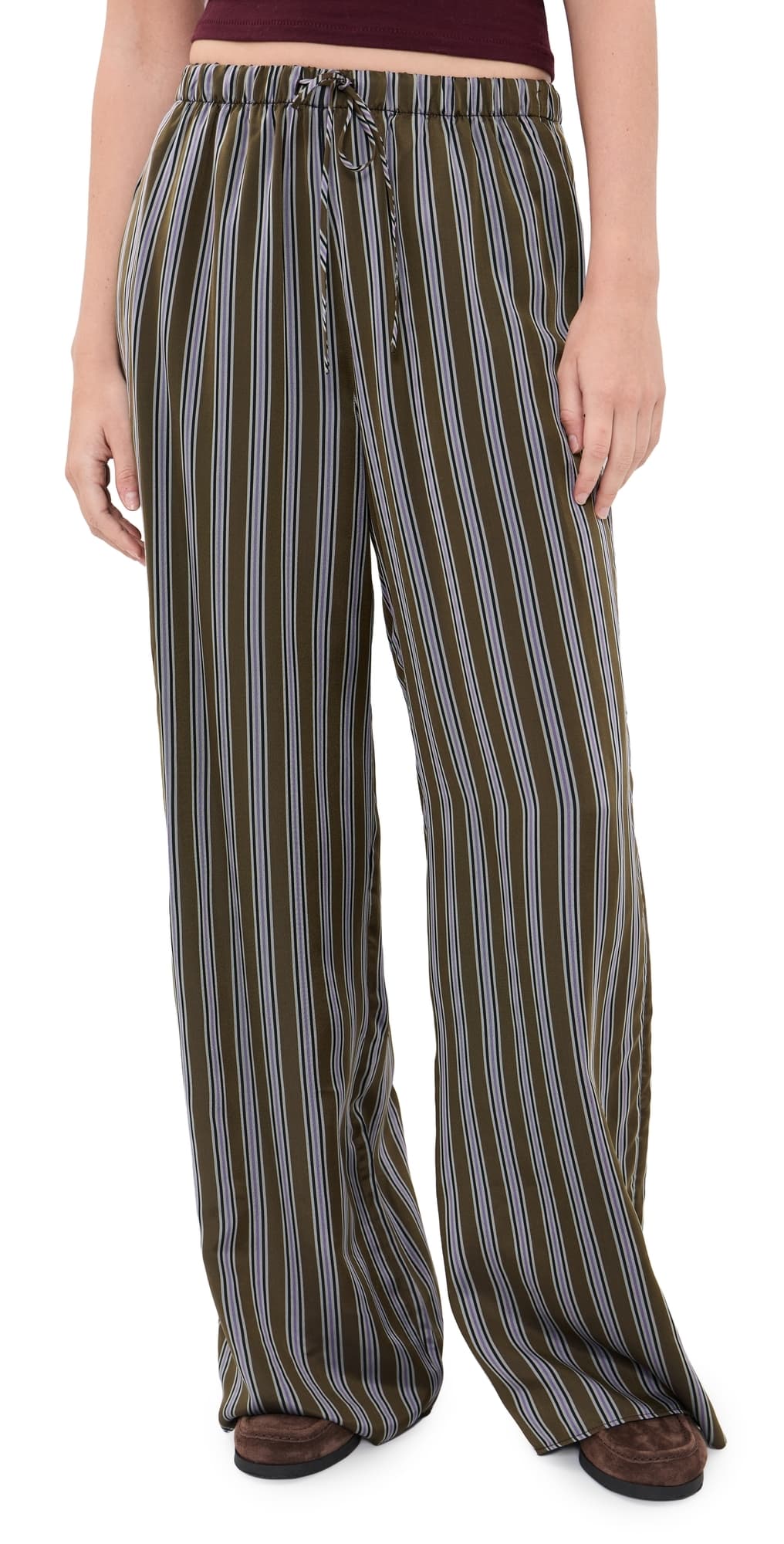 Jenni Kayne Skye Bronze Stripe Pants Bronze Stripe