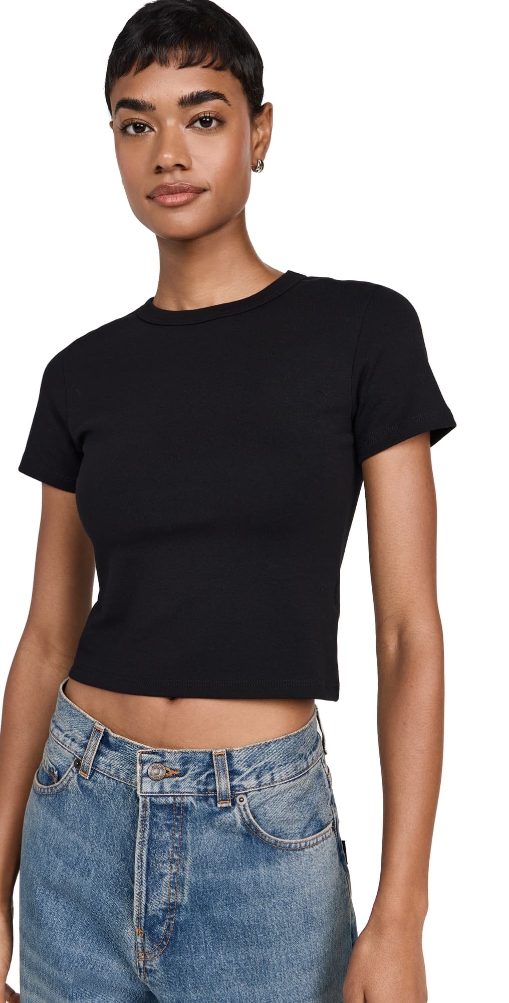 Joe's Jeans The Baby Tee Black
