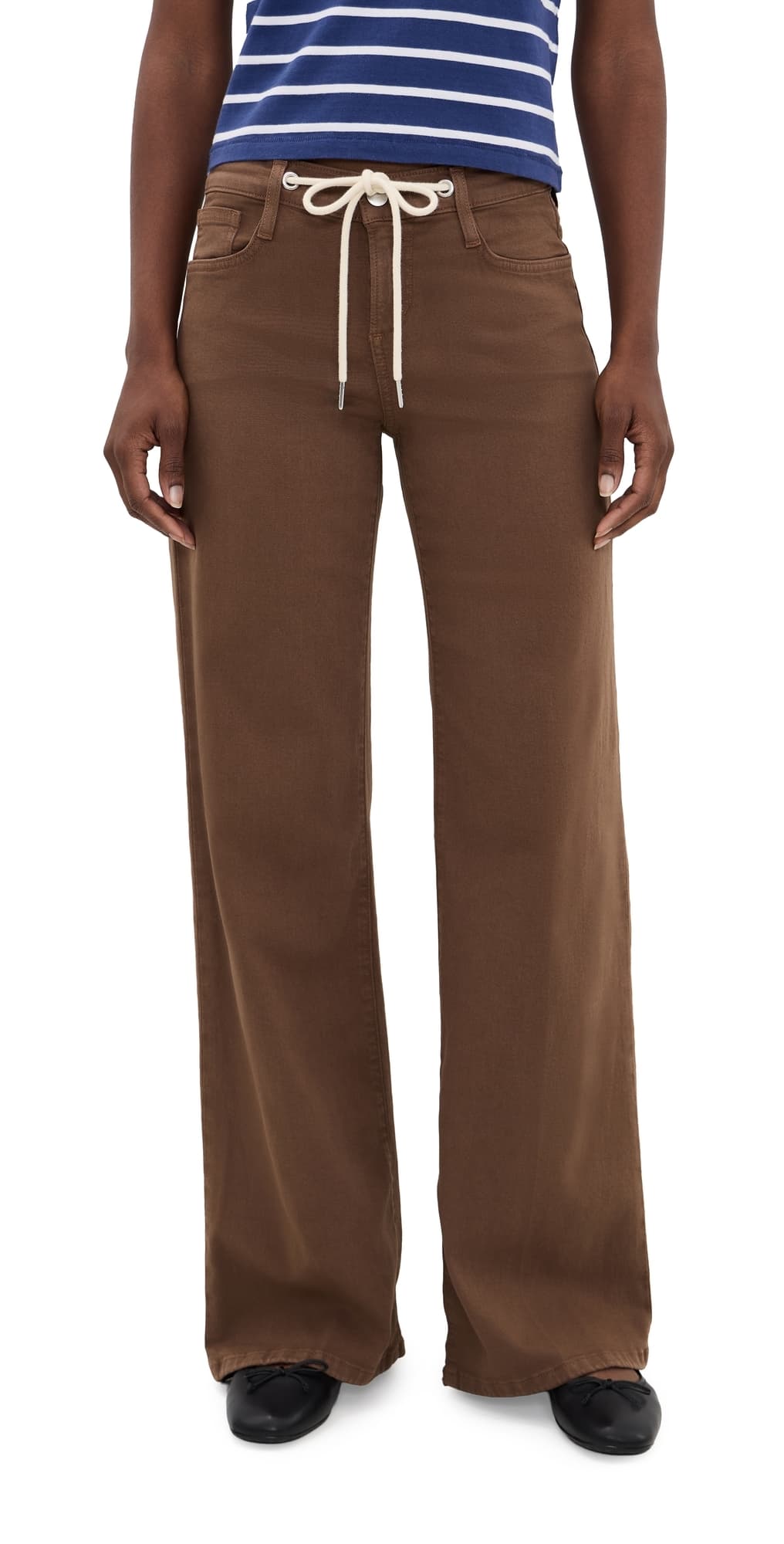 Joe's Jeans The Lou Lou Drawstring Pants Chocolate