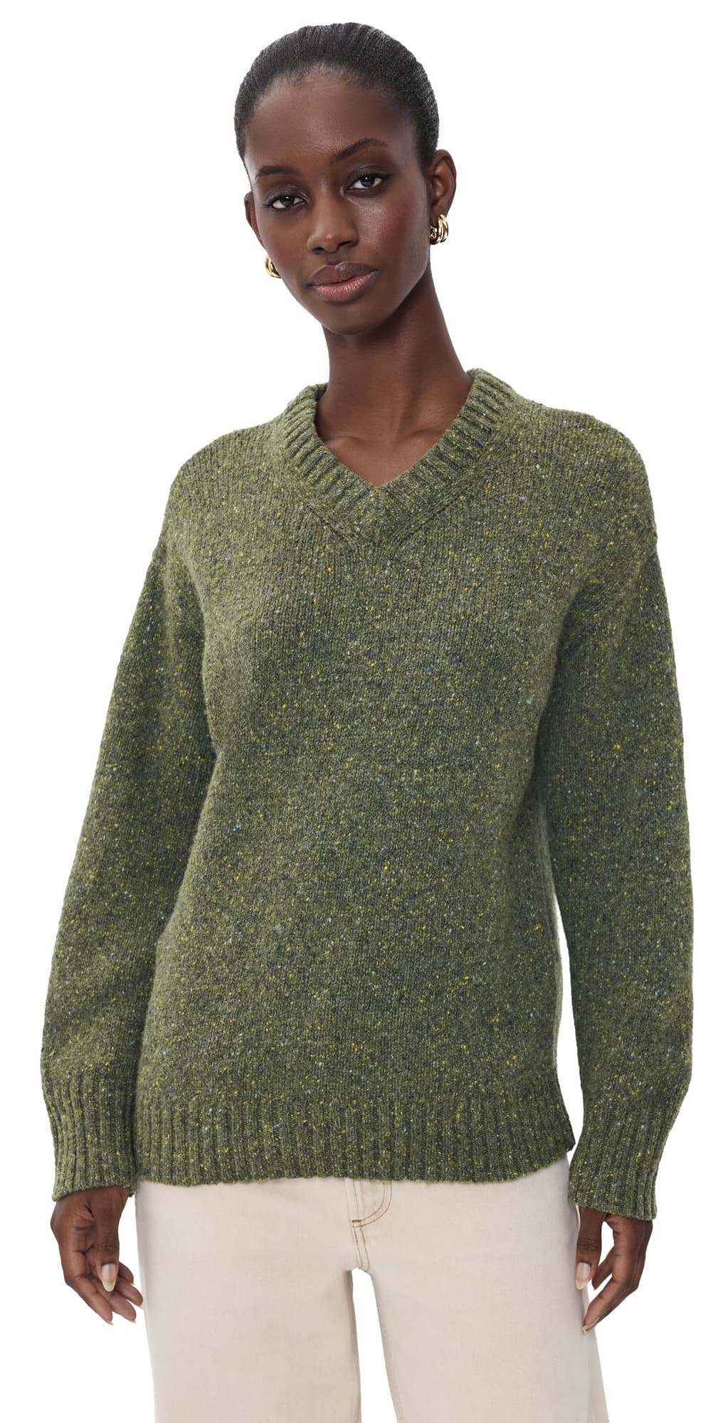 Joe's Jeans The V Neck Sweater Moss