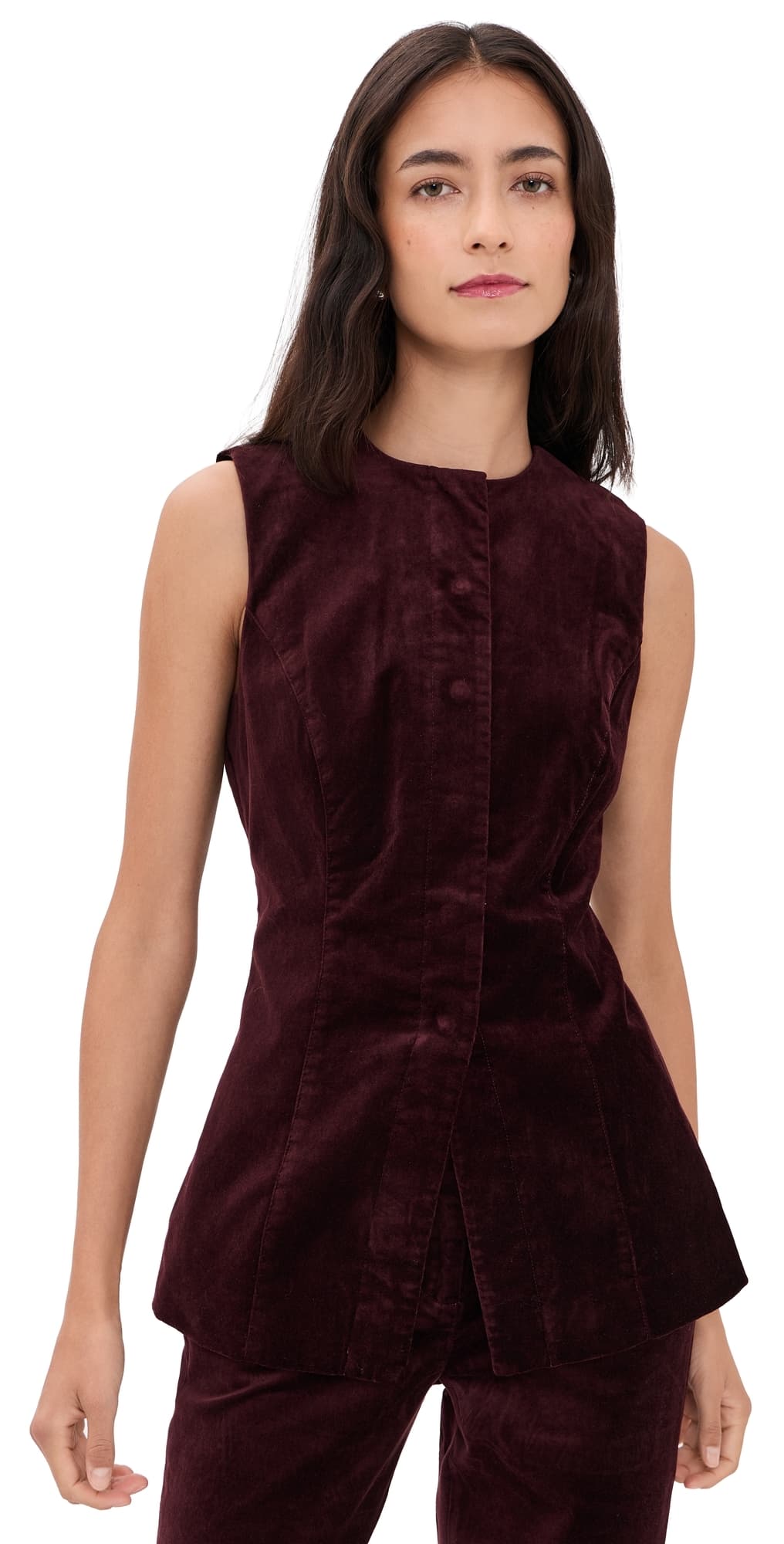 Joe's Jeans The Velveteen Tunic Cabernet