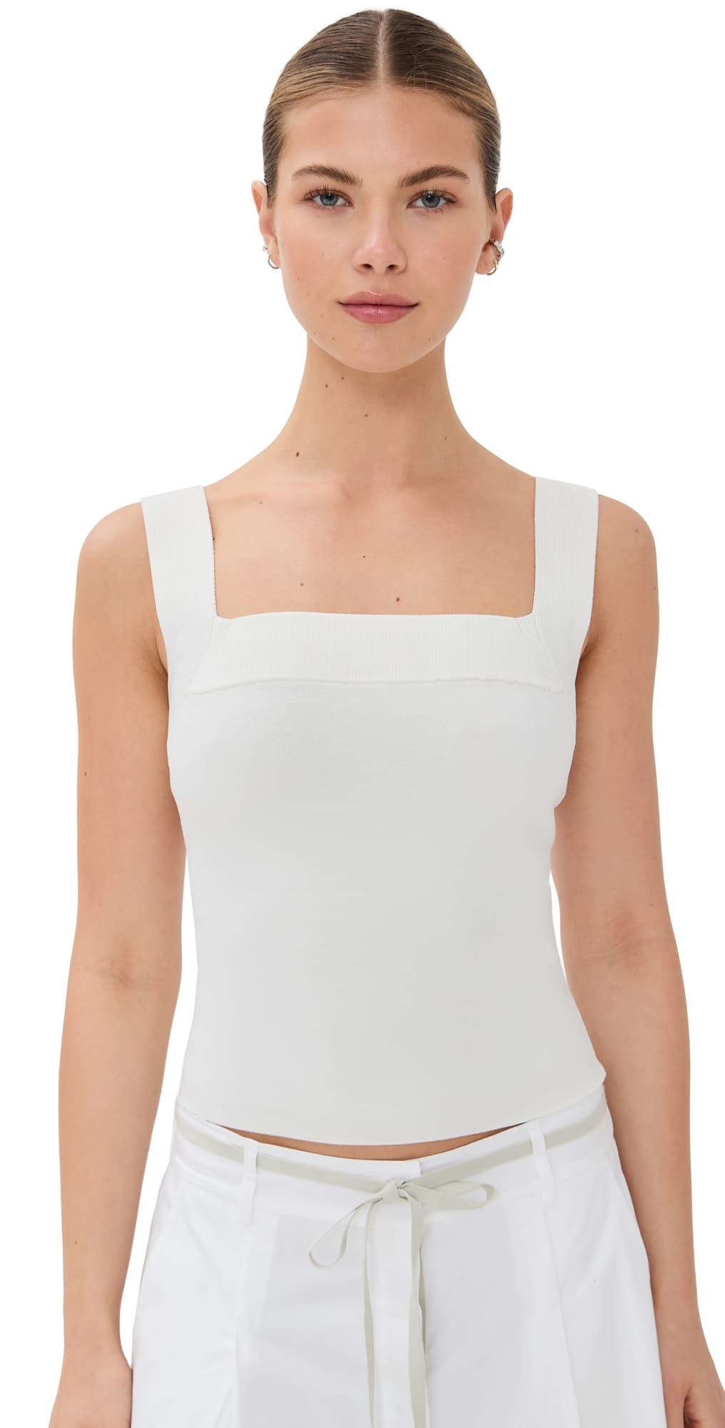 SIMKHAI Madine Tank Top White