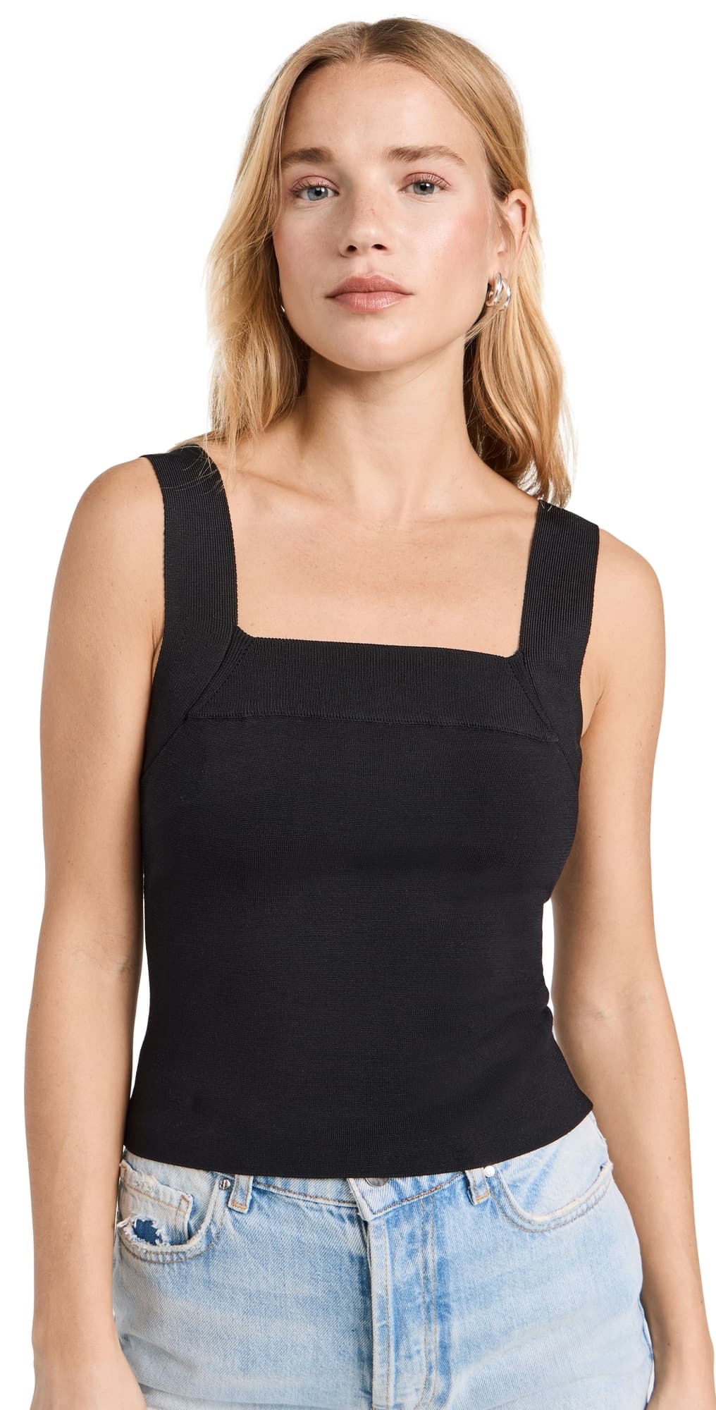 SIMKHAI Madine Tank Top Black