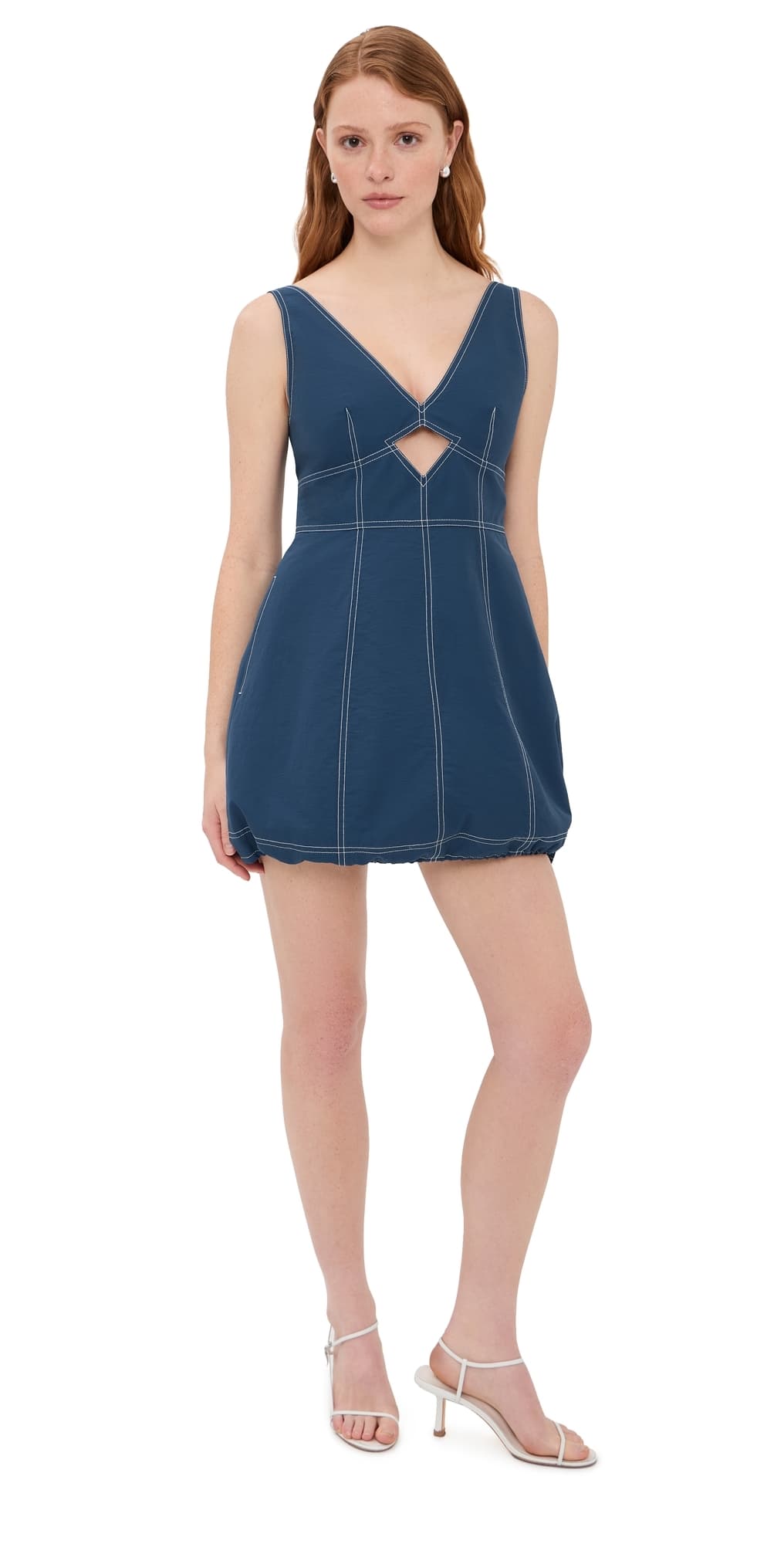 SIMKHAI Renee Mini Dress Dark Indigo