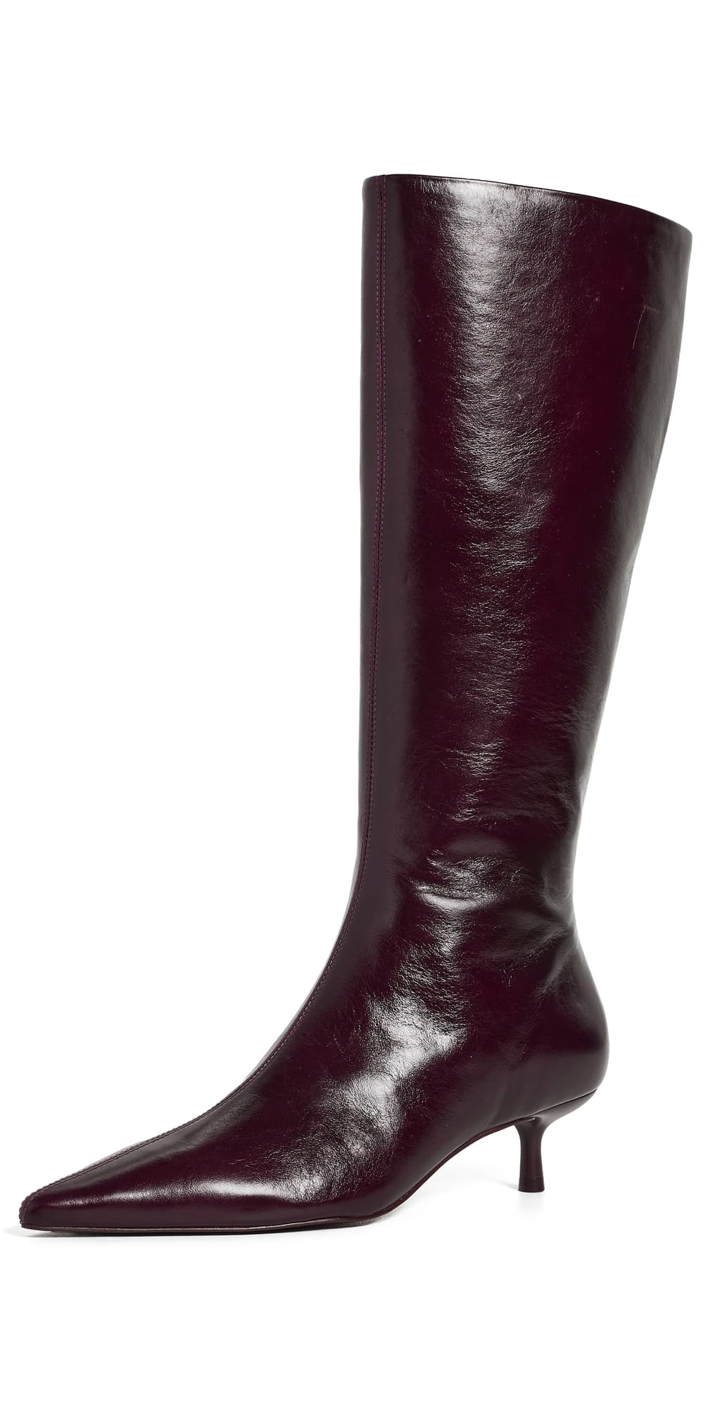 SIMKHAI Janine Knee High Leather Boots Fig