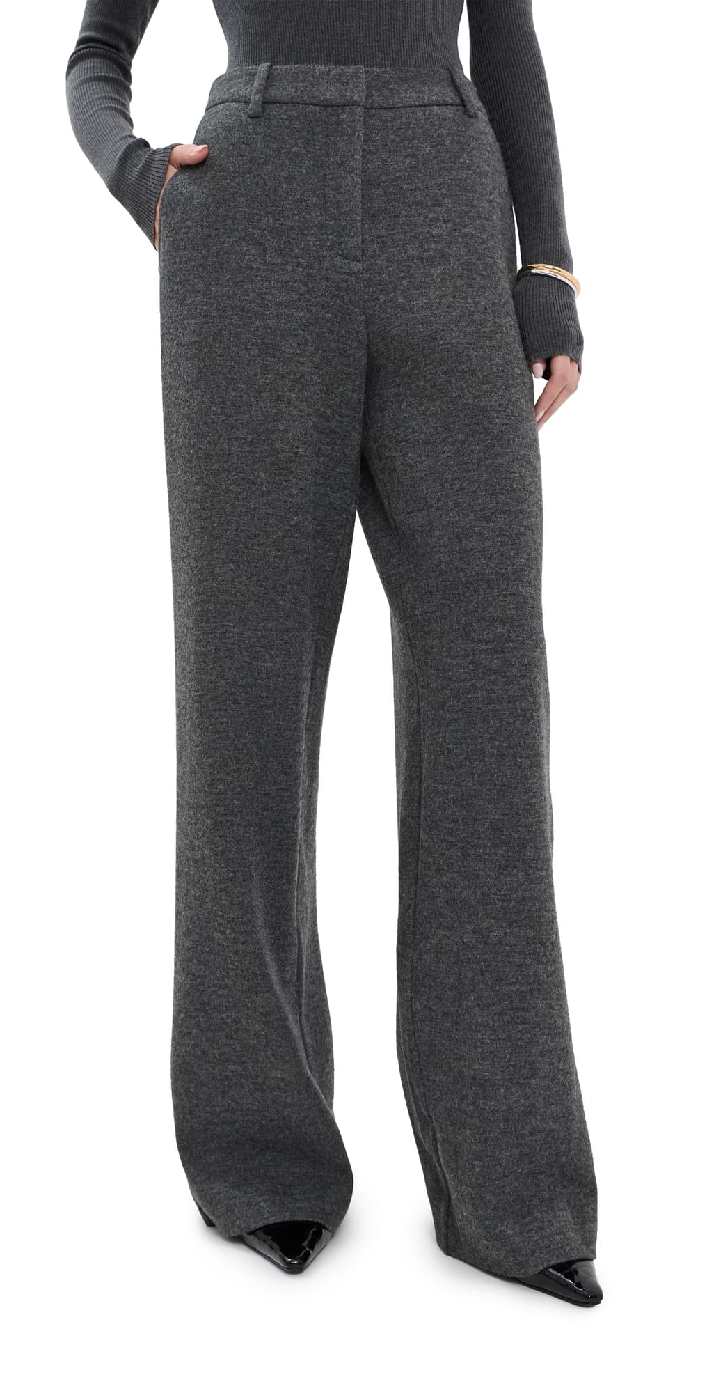 SIMKHAI Tavar Trousers Dark Charcoal