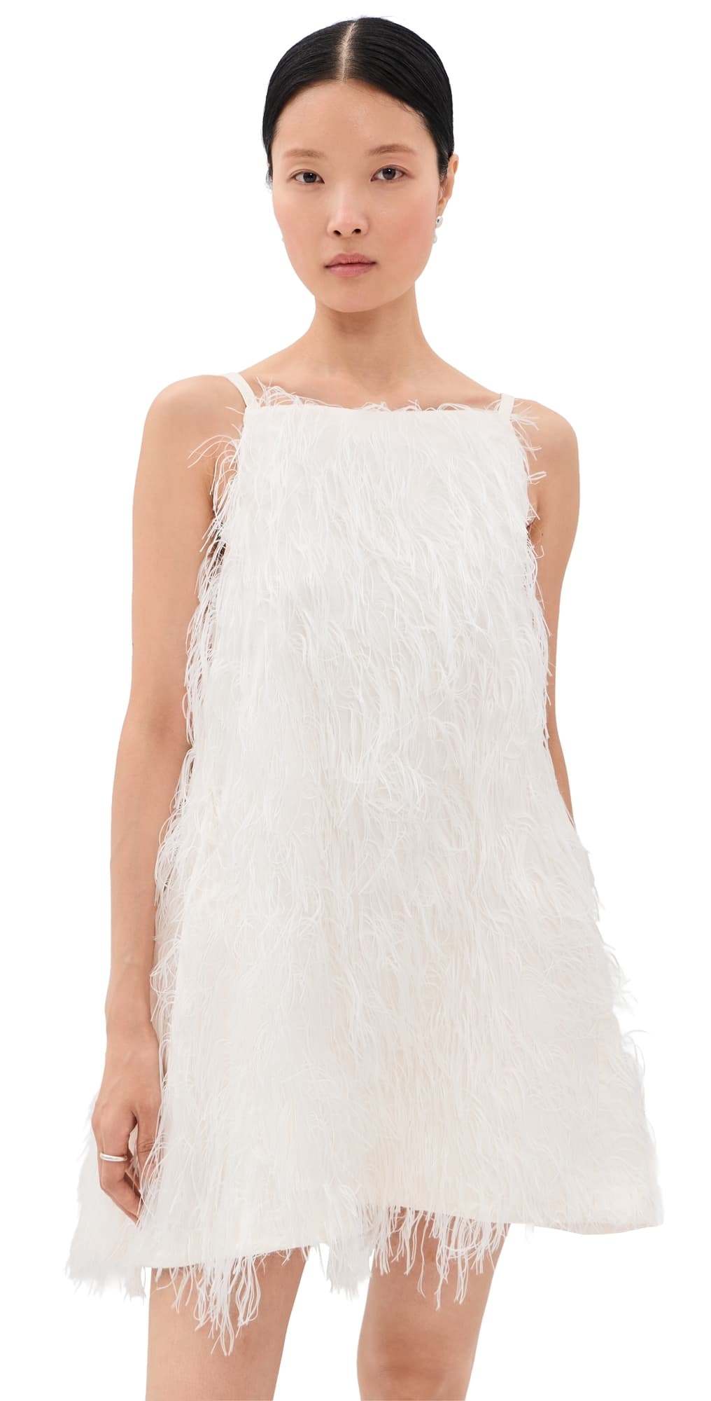 SIMKHAI Kalla Mini Dress Ivory