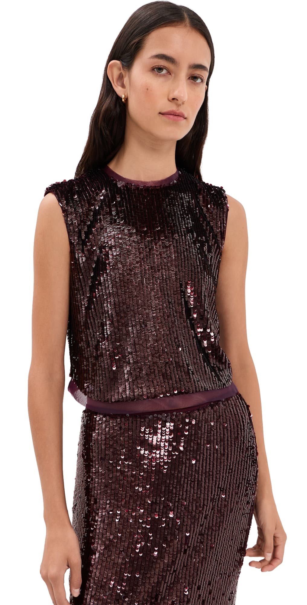 SIMKHAI Cydia Sleeveless Top Fig