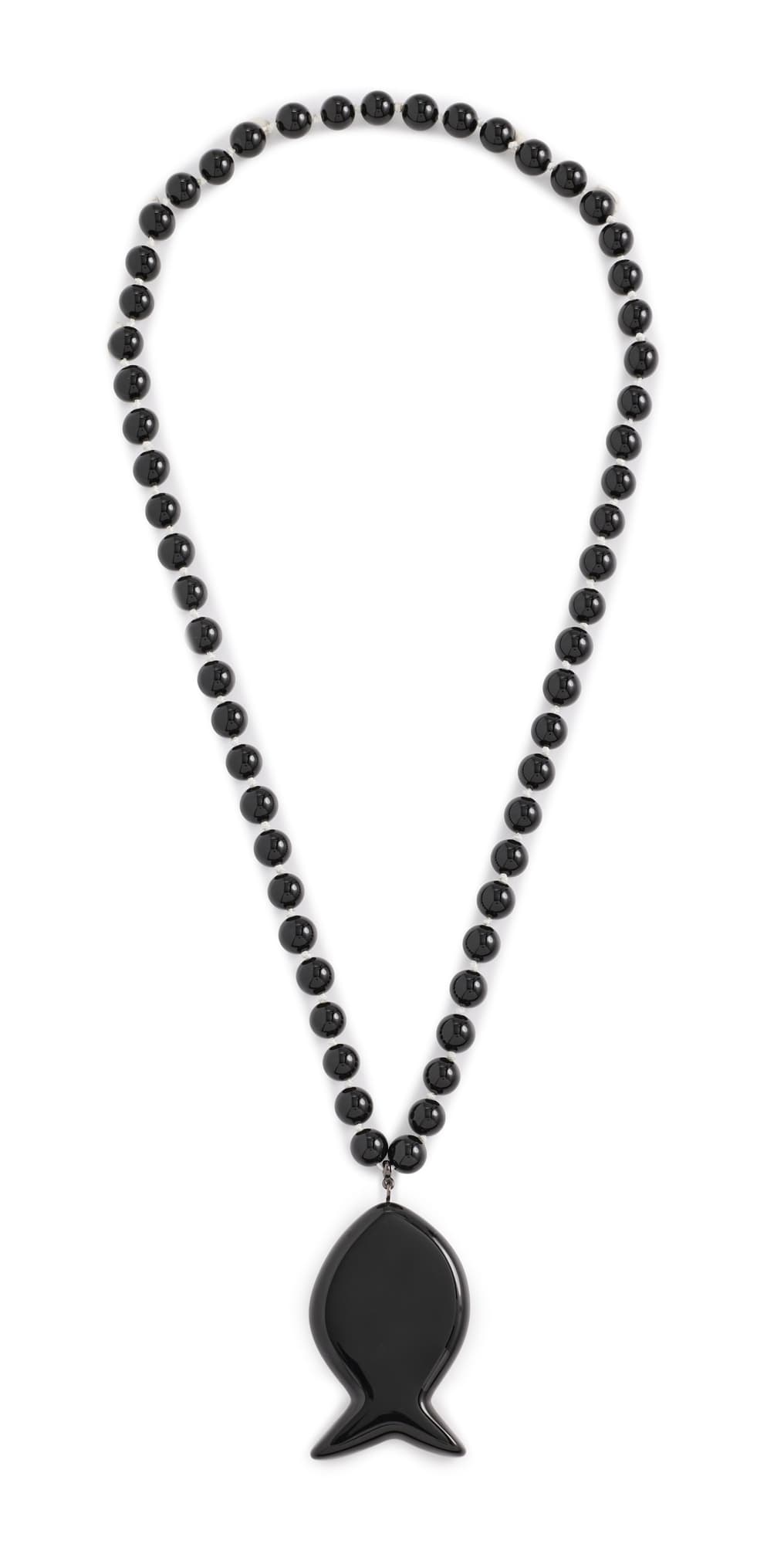 Julietta Fish Necklace Black