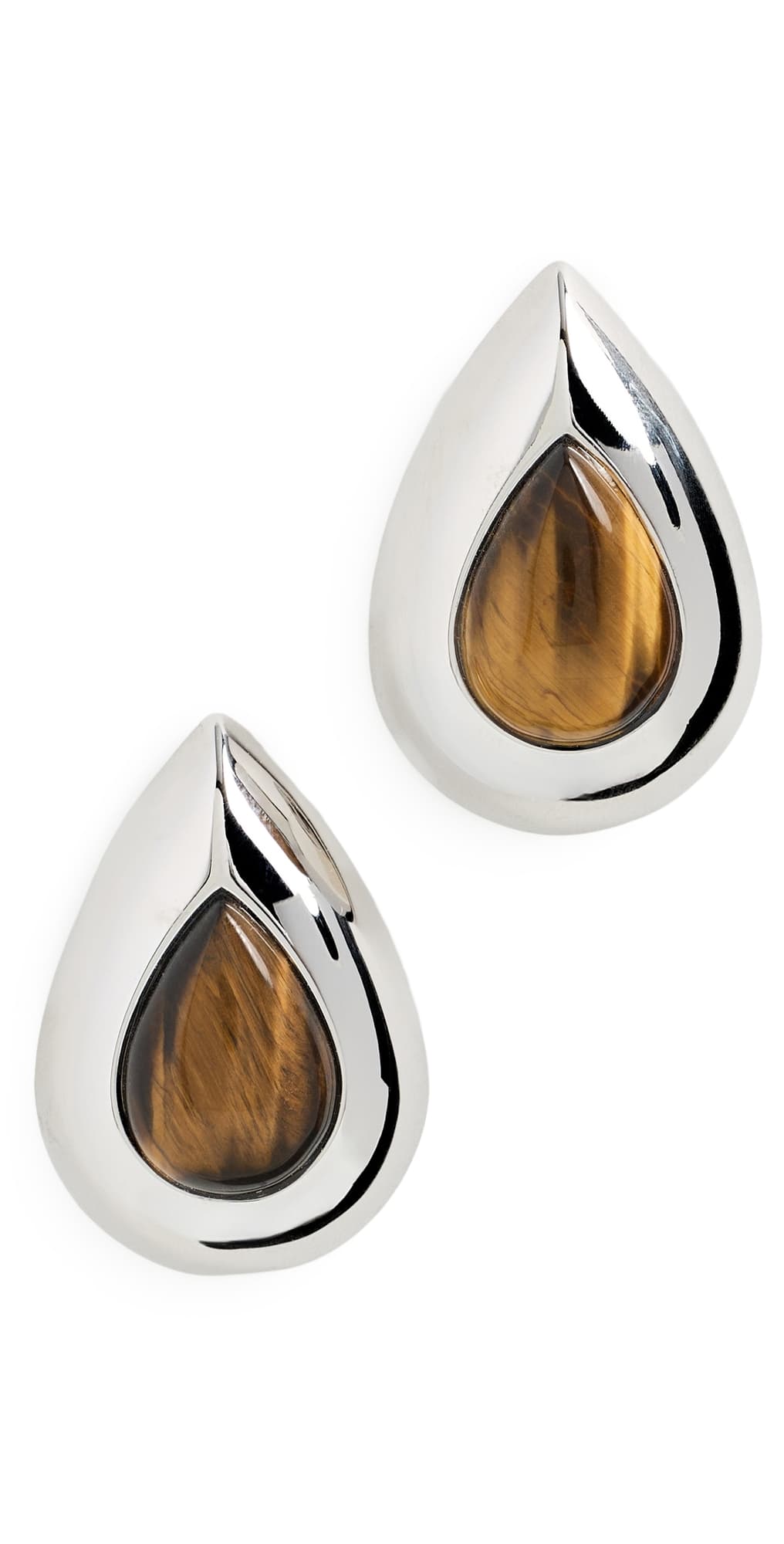 Julietta Vale Earrings Silver/Brown